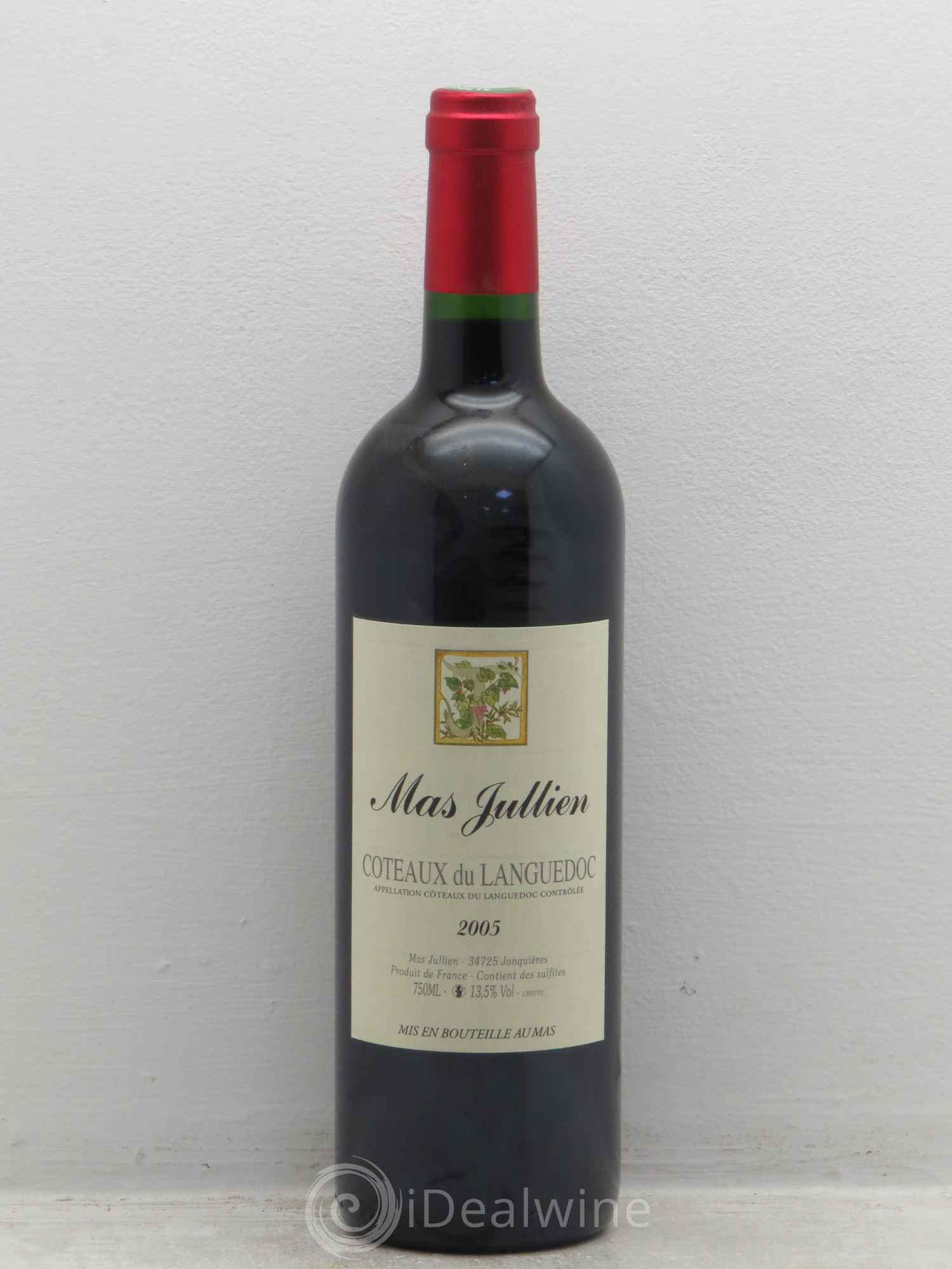 Terrasses du Larzac Mas Jullien Olivier Jullien 2005 - Lot de 1 bouteille - 0
