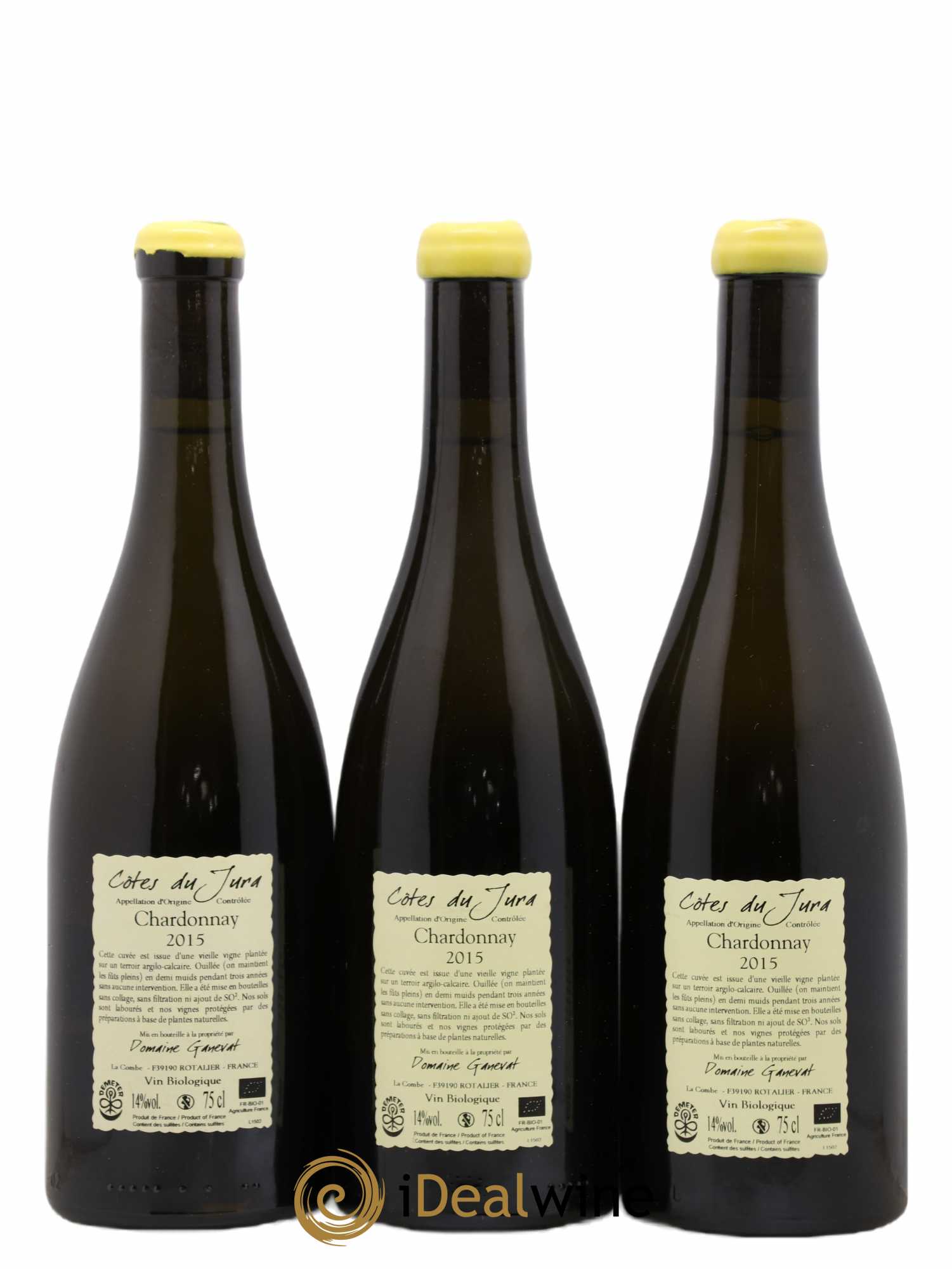 Côtes du Jura Les Chamois du Paradis Jean-François Ganevat (Domaine) 2015 - Lot de 3 bouteilles - 1