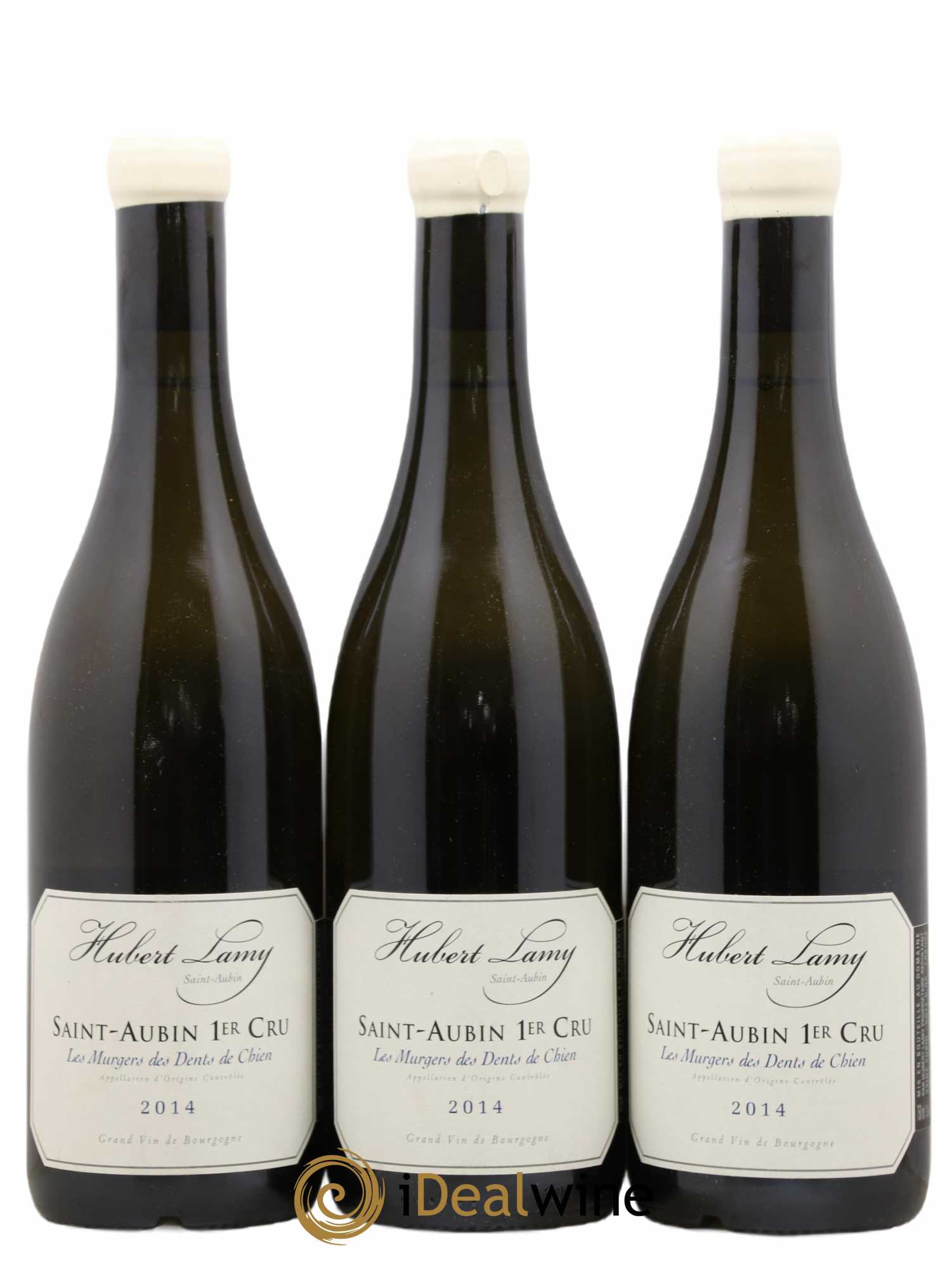 Saint-Aubin 1er Cru Les Murgers des Dents de Chien Hubert Lamy 2014 - Lot de 3 bouteilles - 0