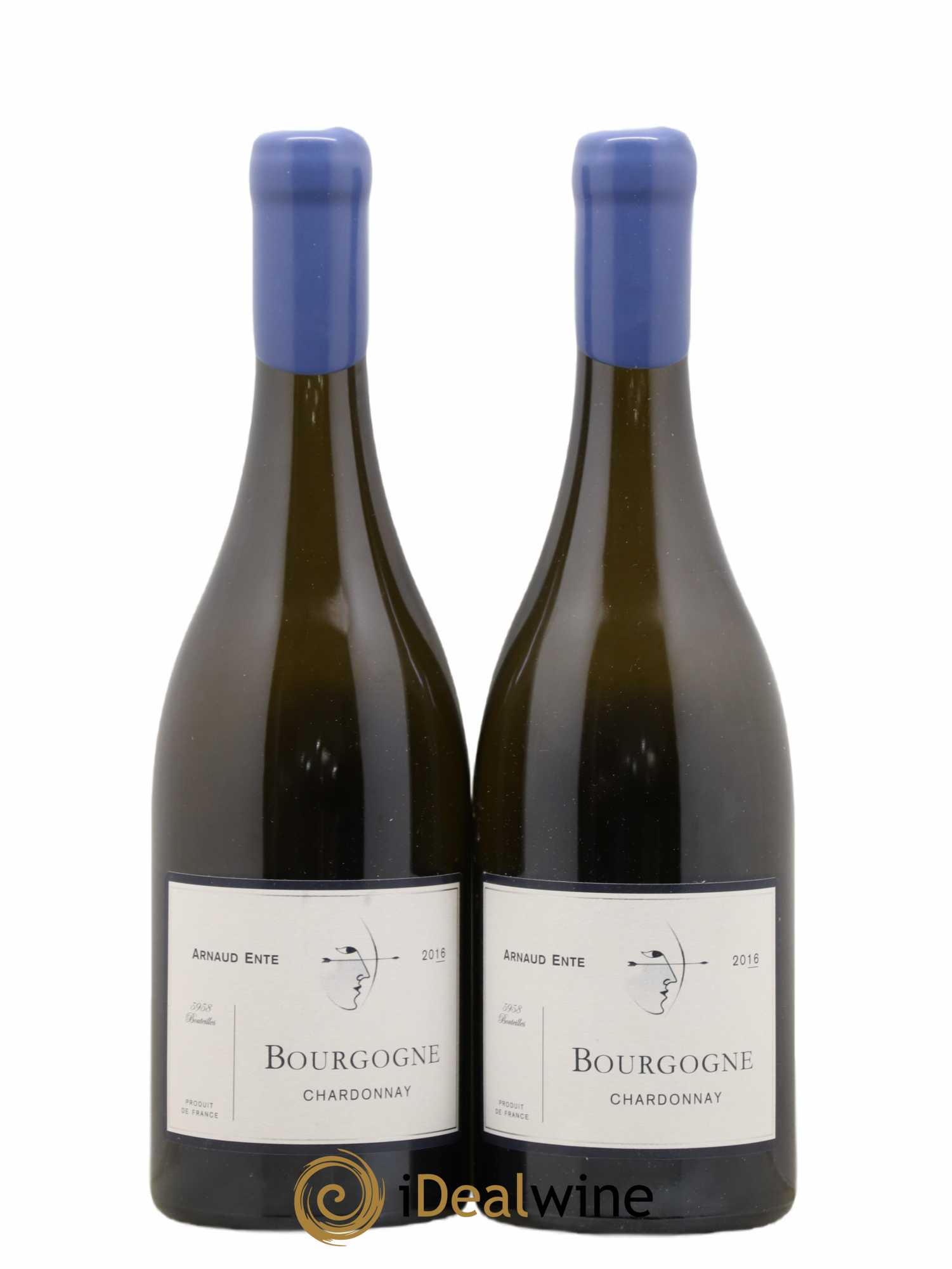 Bourgogne Chardonnay Arnaud Ente 2016 - Lot de 2 bouteilles - 0
