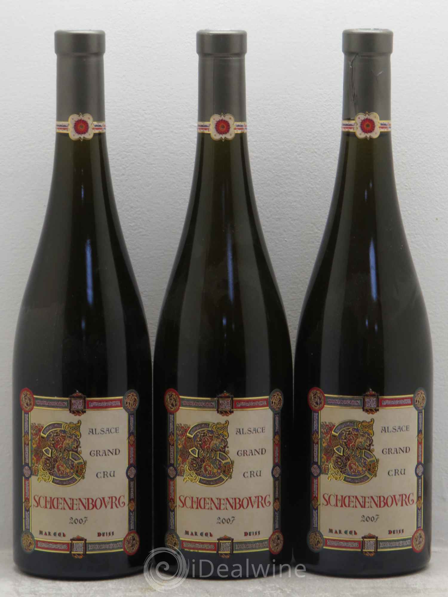 Alsace Grand Cru Schoenenbourg Marcel Deiss (Domaine) Grand Cru 2007 - Lot de 3 bouteilles - 0