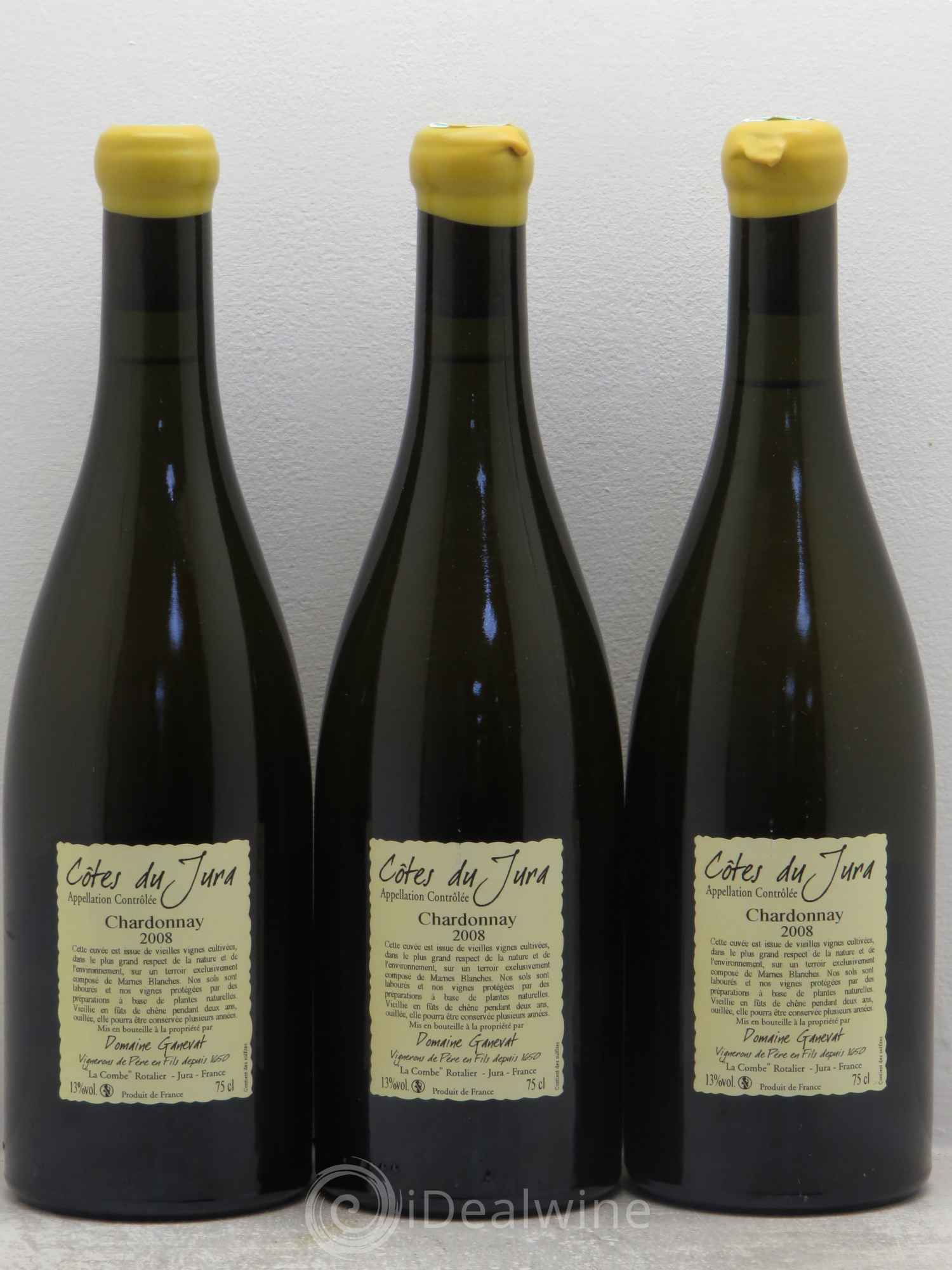 Côtes du Jura Les Grands Teppes Vieilles Vignes Jean-François Ganevat (Domaine) 2008 - Lot de 3 bouteilles - 1