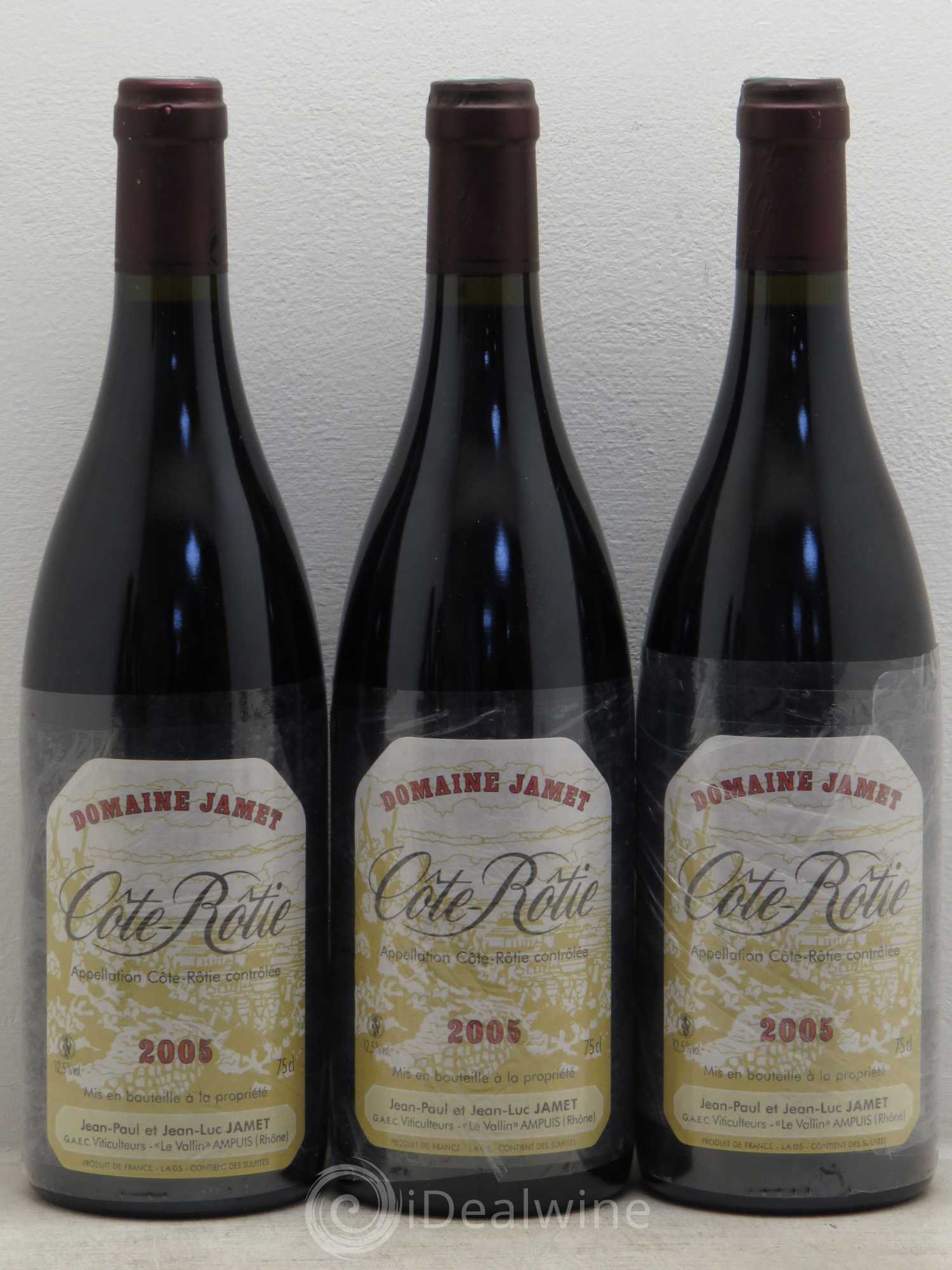 Côte-Rôtie Jamet (Domaine) 2005 - Lot de 3 bouteilles - 0