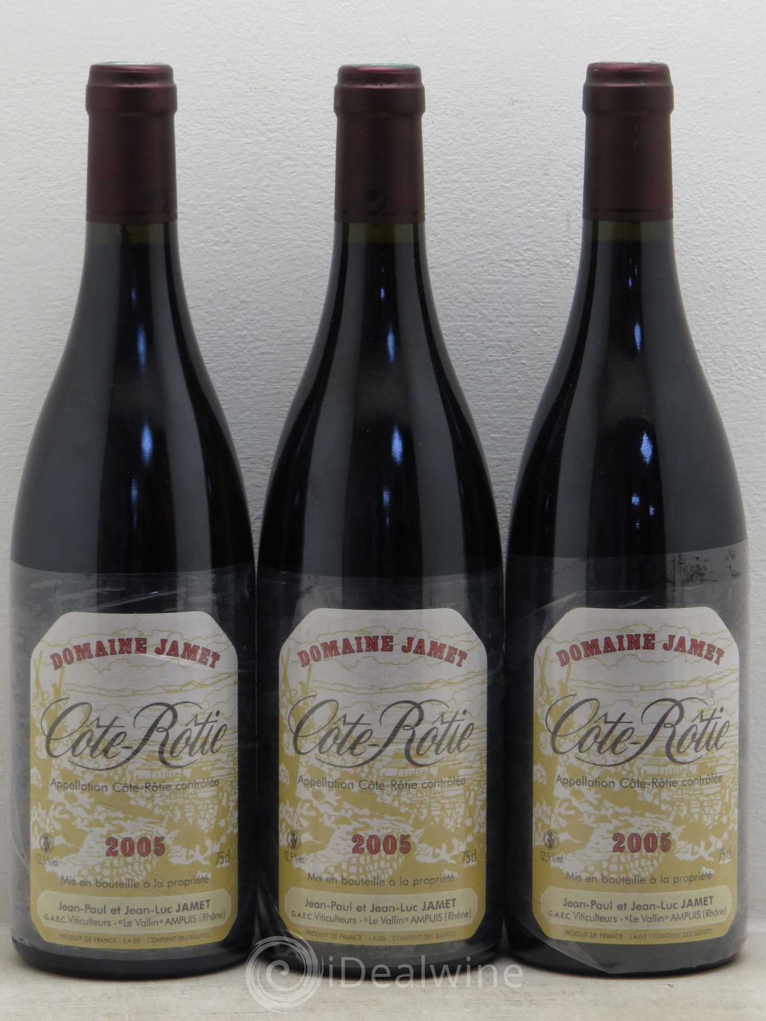 Côte-Rôtie Jamet (Domaine) 2005 - Lot de 3 bouteilles - 0