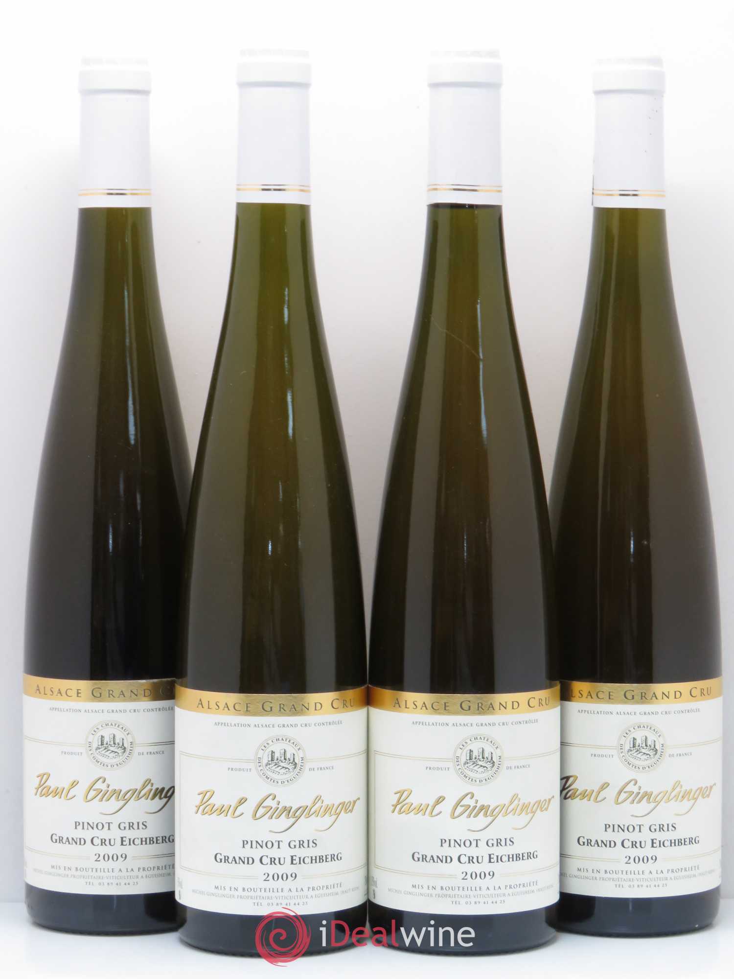 Pinot Gris Grand Cru Eichberg Domaine Paul Ginglinger 2009 - Posten von 4 Flaschen - 0