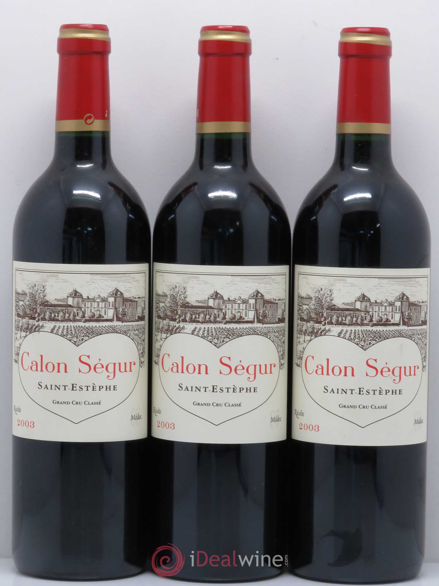 Château Calon Ségur 3ème Grand Cru Classé 2003 - Lot de 12 bouteilles - 1