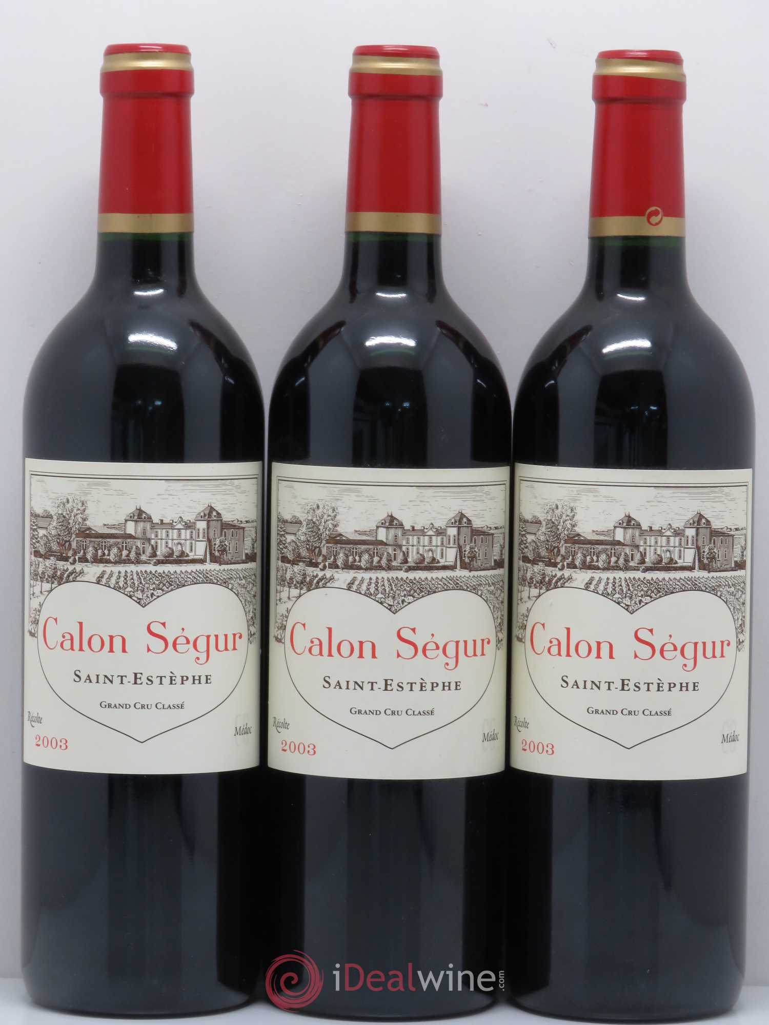 Château Calon Ségur 3ème Grand Cru Classé 2003 - Lot de 12 bouteilles - 2
