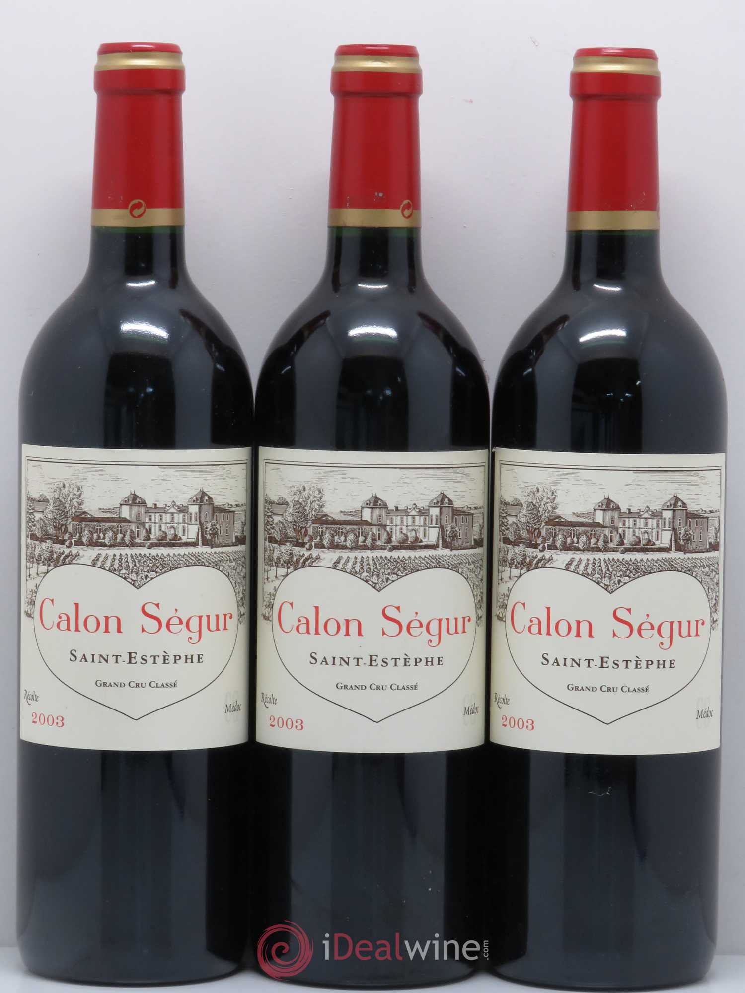 Château Calon Ségur 3ème Grand Cru Classé 2003 - Lot de 12 bouteilles - 3