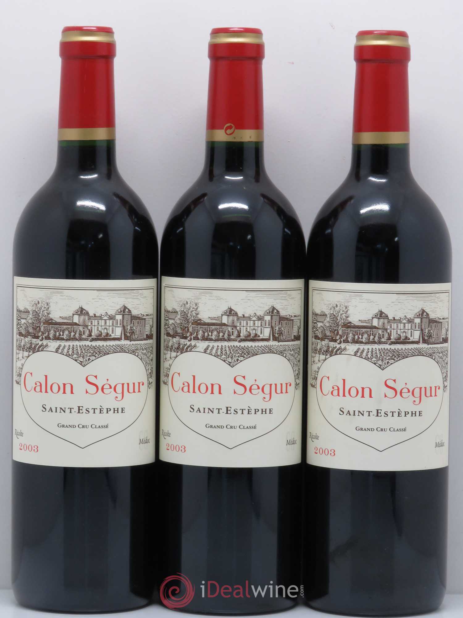 Château Calon Ségur 3ème Grand Cru Classé 2003 - Lot de 12 bouteilles - 4