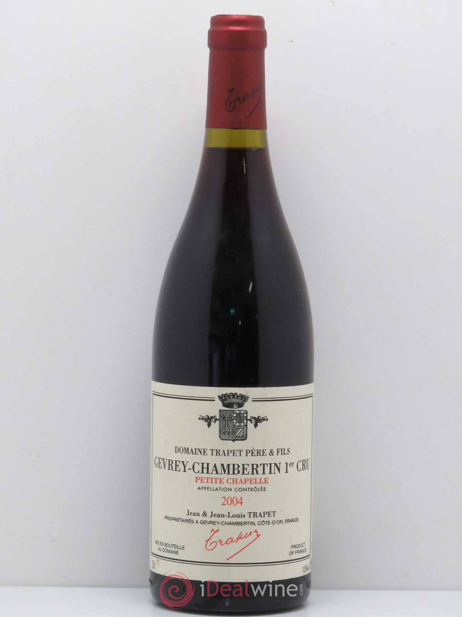 Gevrey-Chambertin 1er Cru Petite Chapelle Domaine Trapet 2004 - Lot de 1 bouteille - 0
