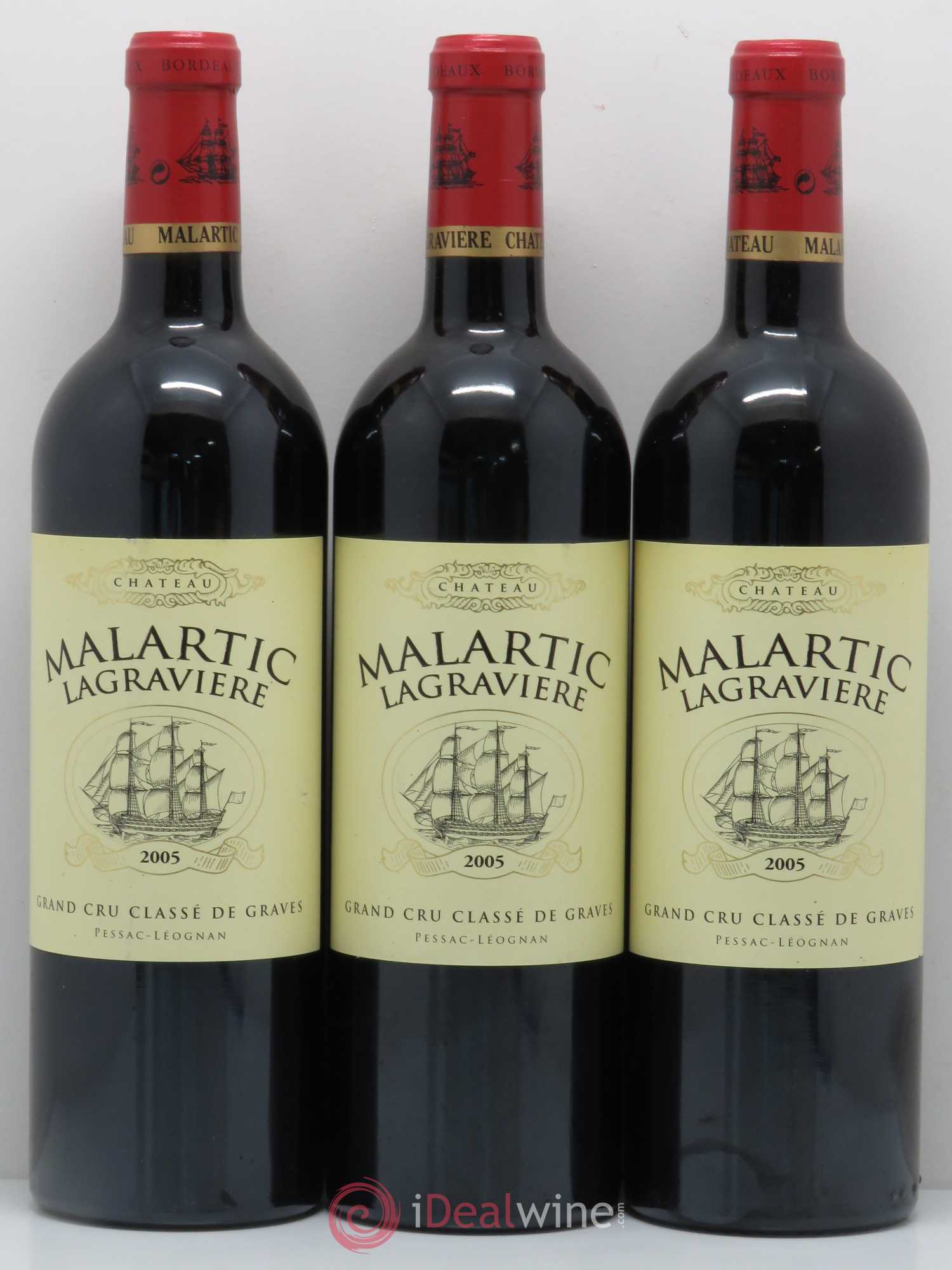 Château Malartic-Lagravière Cru Classé de Graves 2005 - Lot de 6 bouteilles - 2
