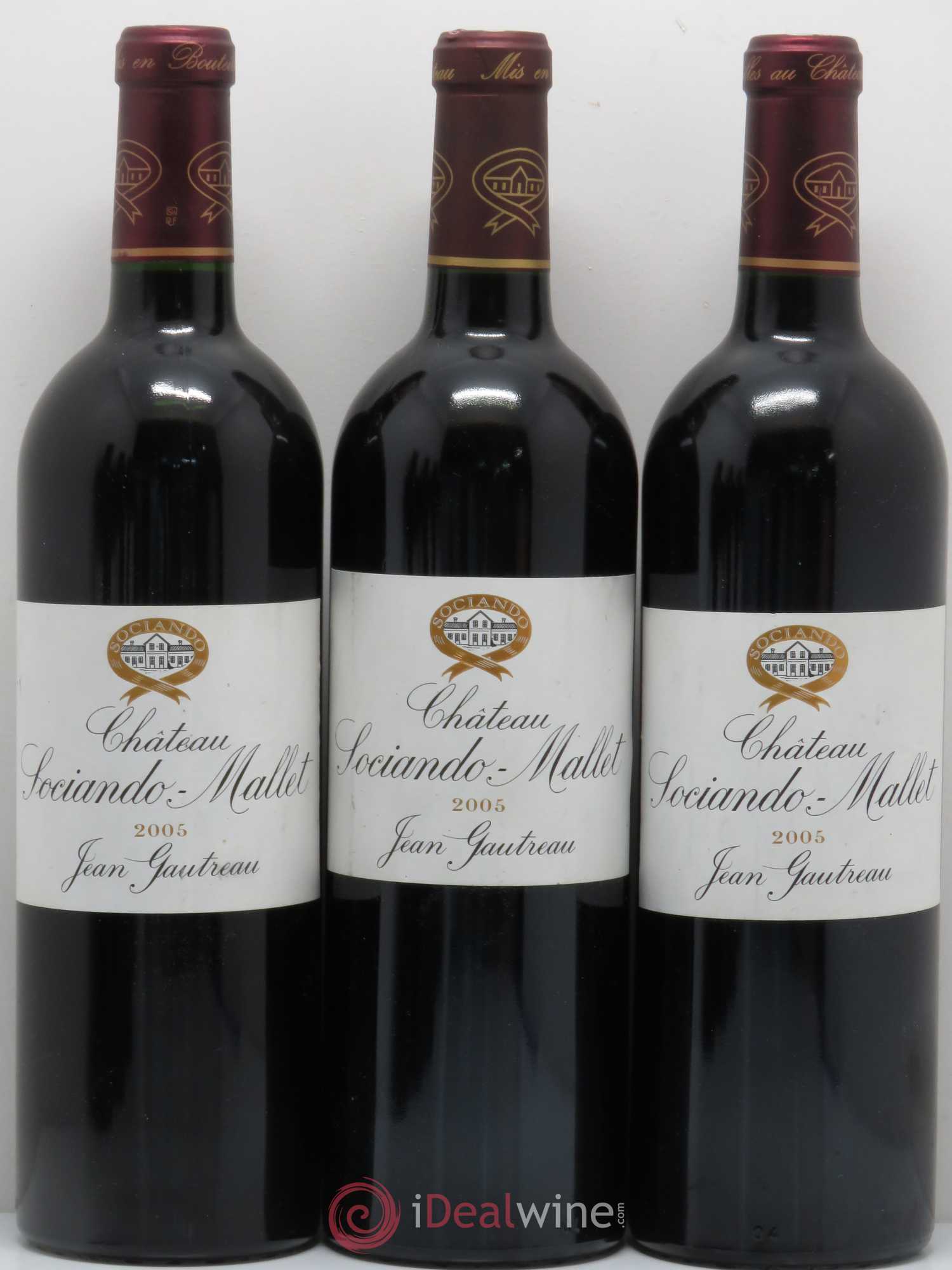 Château Sociando Mallet 2005 - Lot de 6 bouteilles - 1