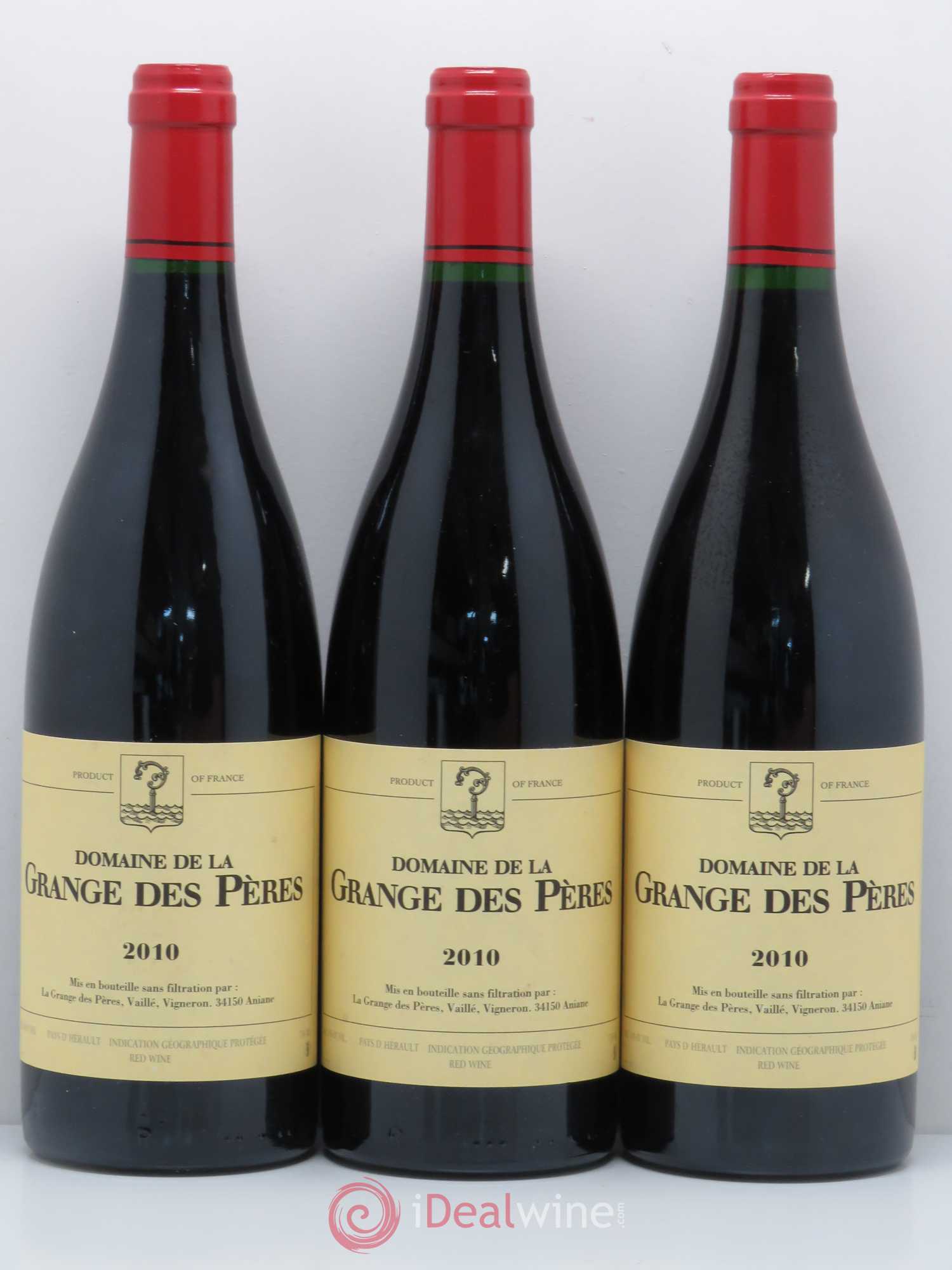 Pays d'Hérault Grange des Pères Laurent Vaillé 2010 - Lot de 6 bouteilles - 2