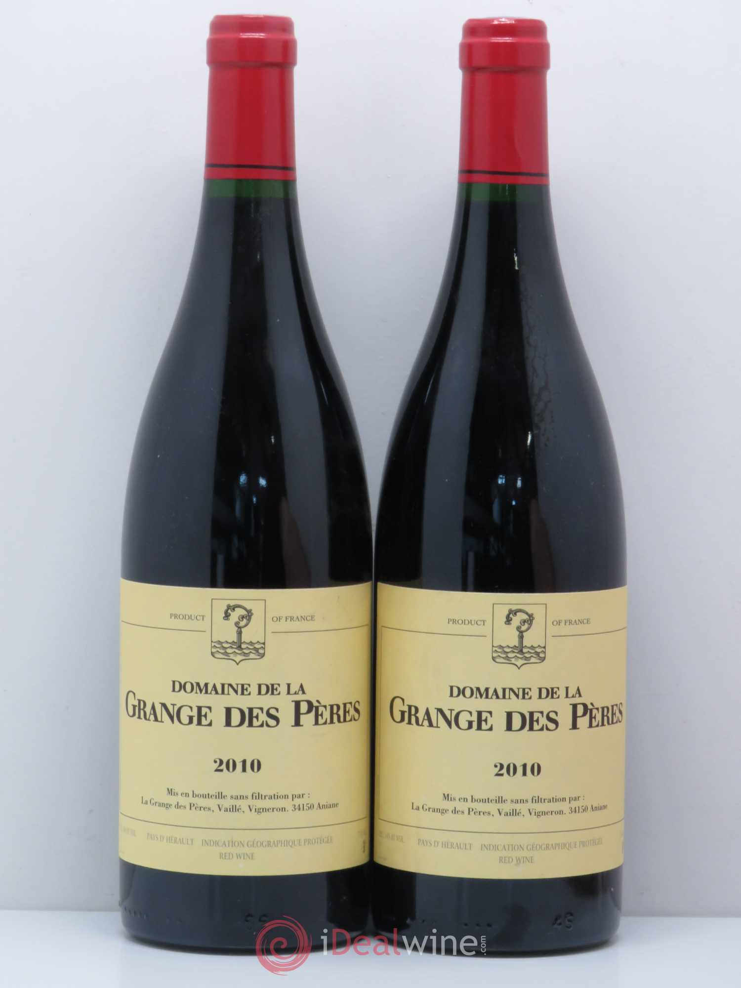 Pays d'Hérault Grange des Pères Laurent Vaillé 2010 - Lot de 2 bouteilles - 0