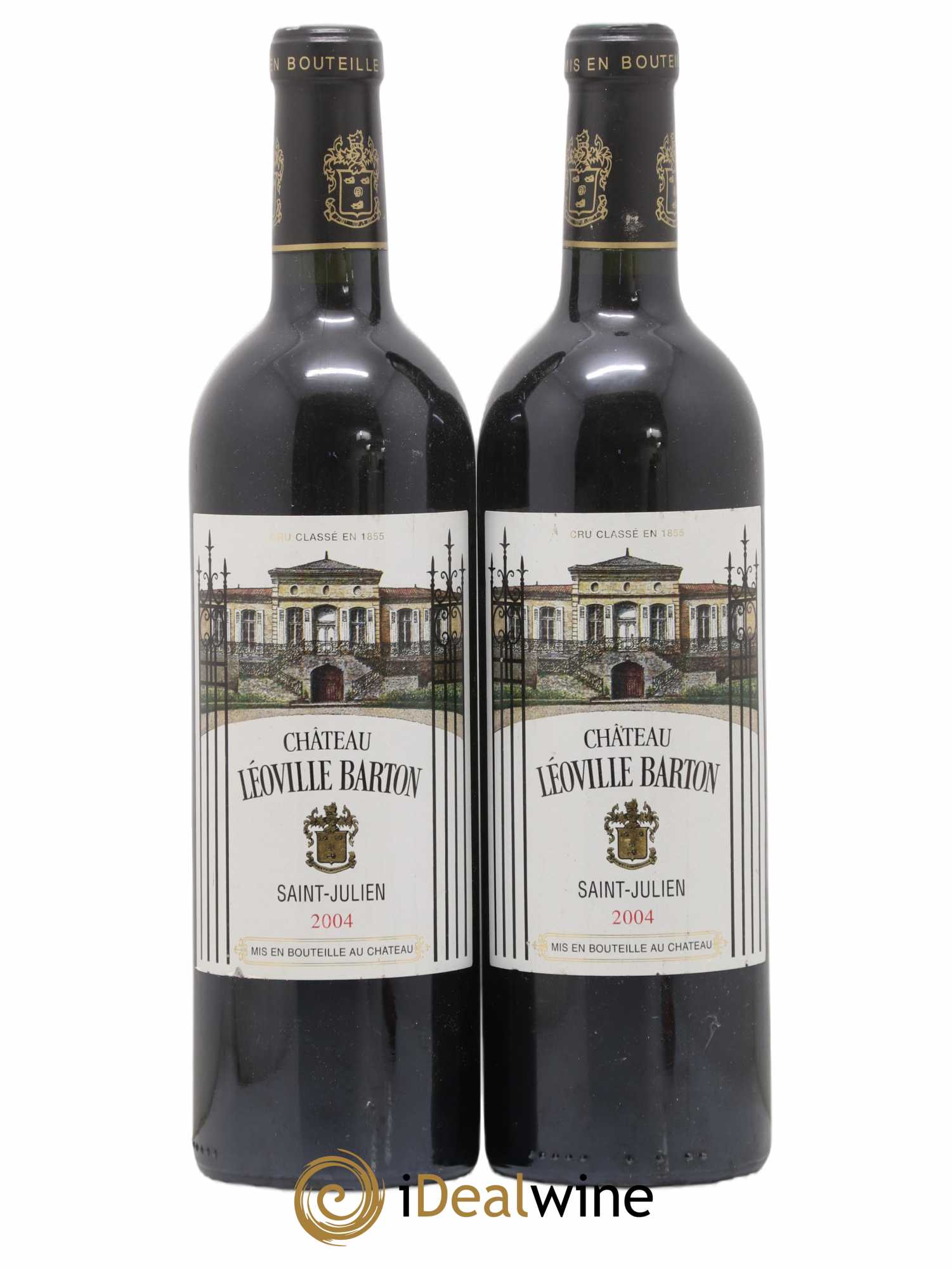 Château Léoville Barton 2ème Grand Cru Classé 2004 - Lot de 2 bouteilles - 0