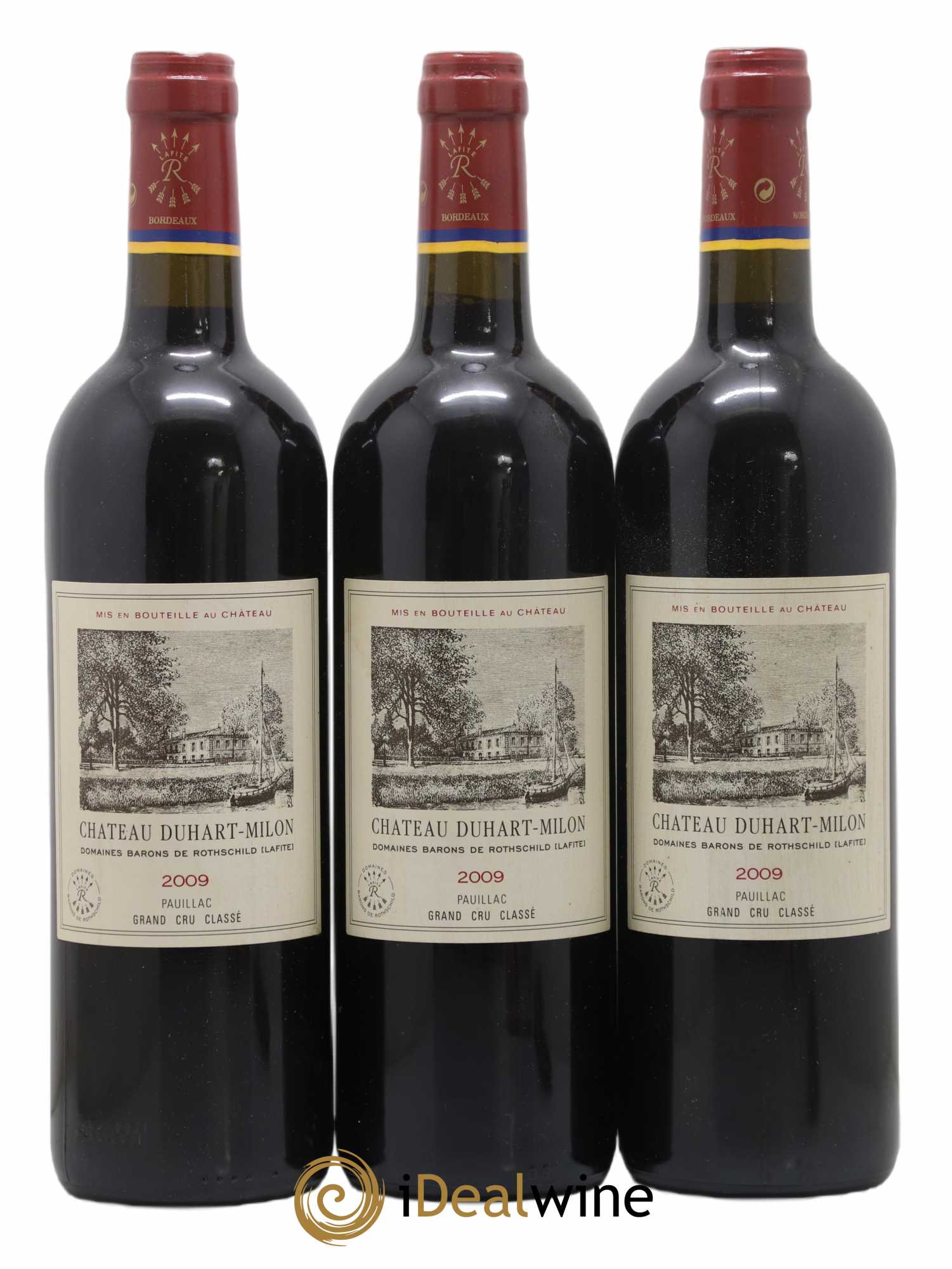 Château Duhart-Milon 4ème Grand Cru Classé 2009 - Lot de 3 bouteilles - 0