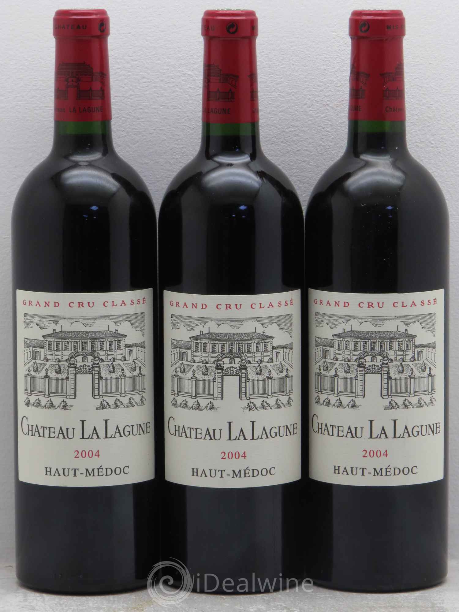Château la Lagune 3ème Grand Cru Classé 2004 - Lot de 3 bouteilles - 0