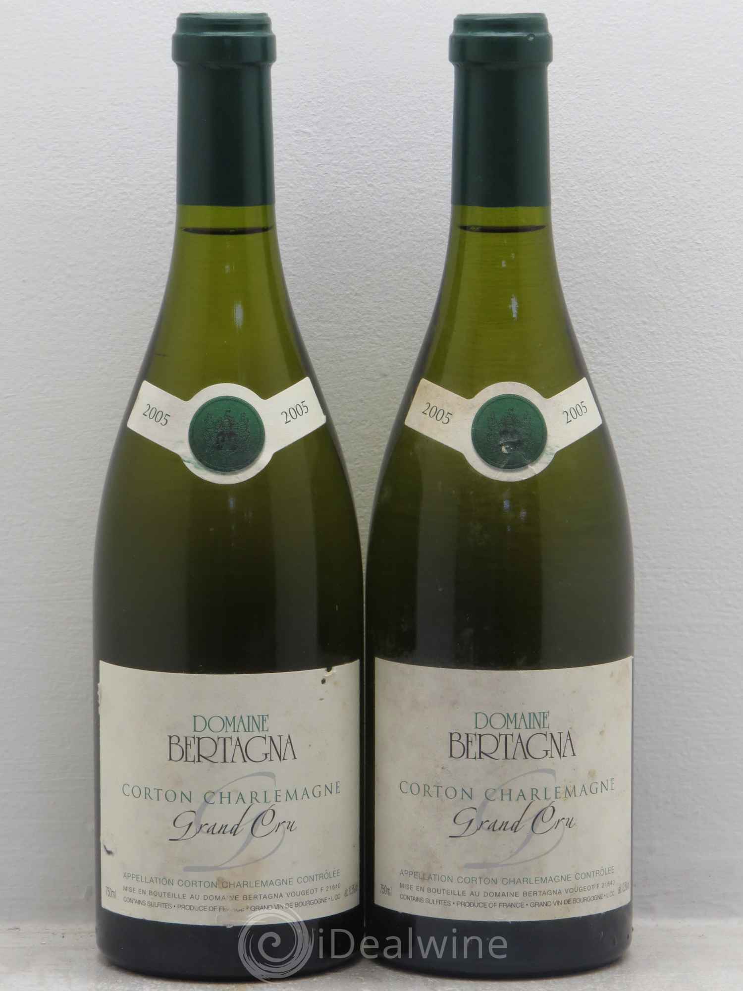 Corton-Charlemagne Grand Cru Bertagna 2005 - Lot de 2 bouteilles - 0