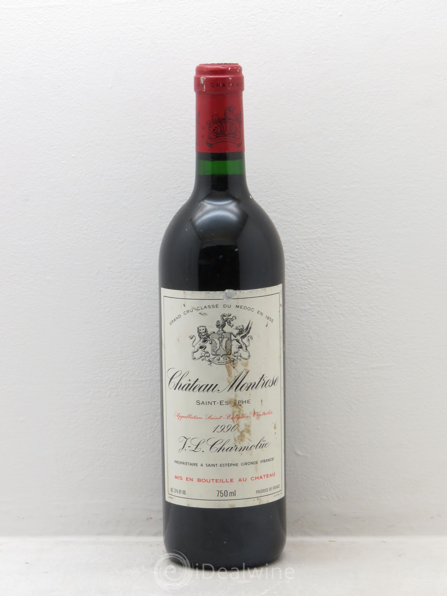 Château Montrose 2ème Grand Cru Classé 1990 - Lot de 1 bouteille - 0