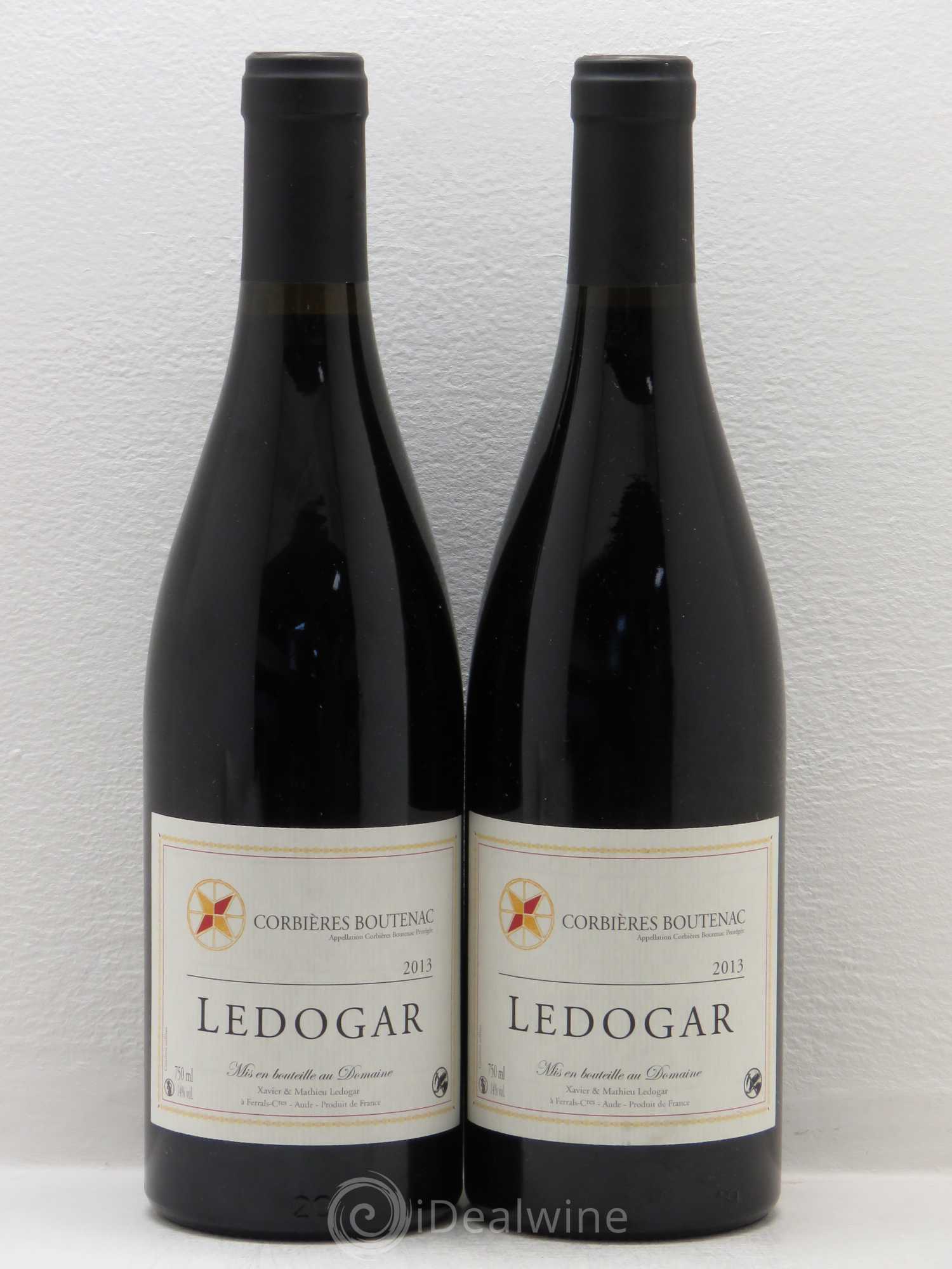 Corbières Boutenac Domaine Ledogar Lédogar Xavier et Mathieu Ledogar 2013 - Lot de 2 bouteilles - 0