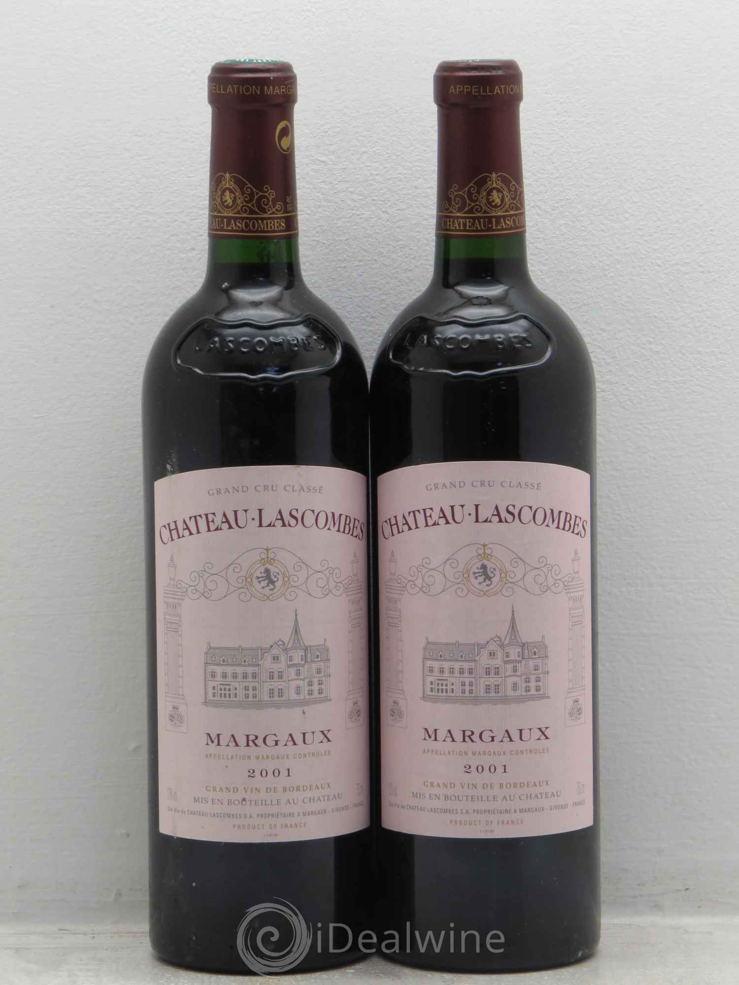 Château Lascombes 2ème Grand Cru Classé 2001 - Lot de 2 bouteilles - 0