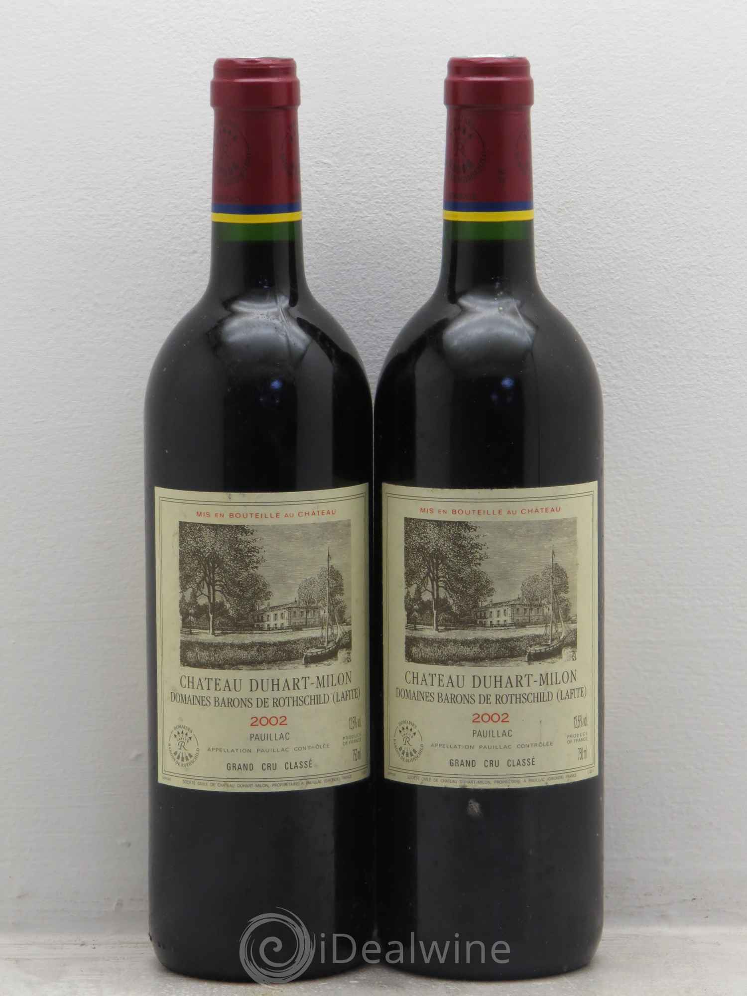 Château Duhart-Milon 4ème Grand Cru Classé 2002 - Lot de 2 bouteilles - 0