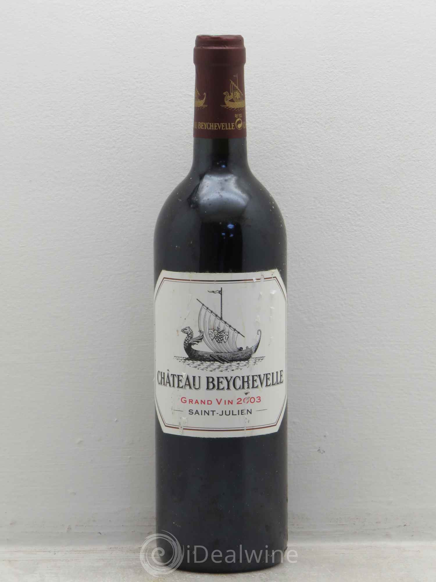 Château Beychevelle 4ème Grand Cru Classé 2003 - Lot de 6 bouteilles - 0