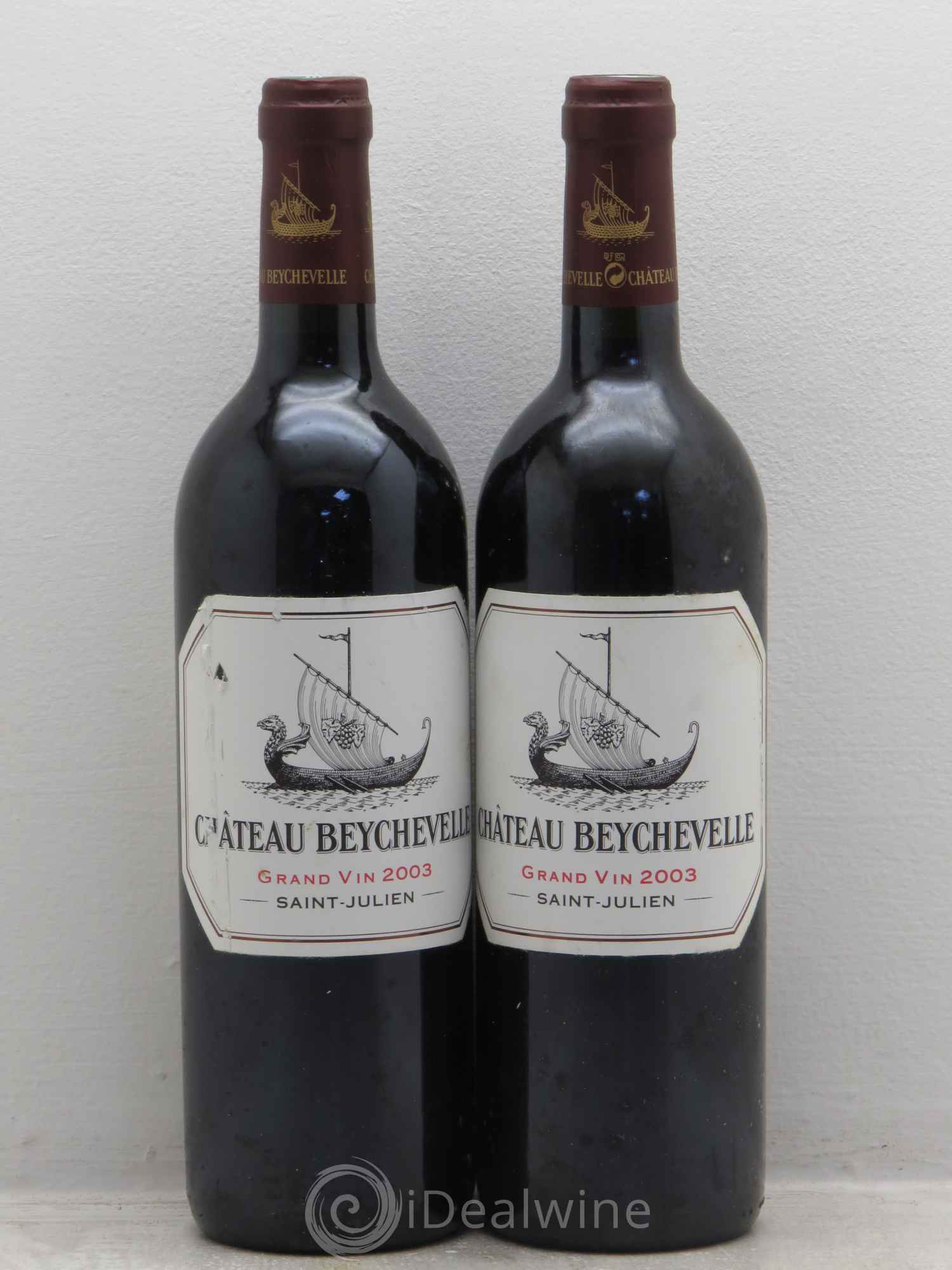 Château Beychevelle 4ème Grand Cru Classé 2003 - Lot de 2 bouteilles - 0