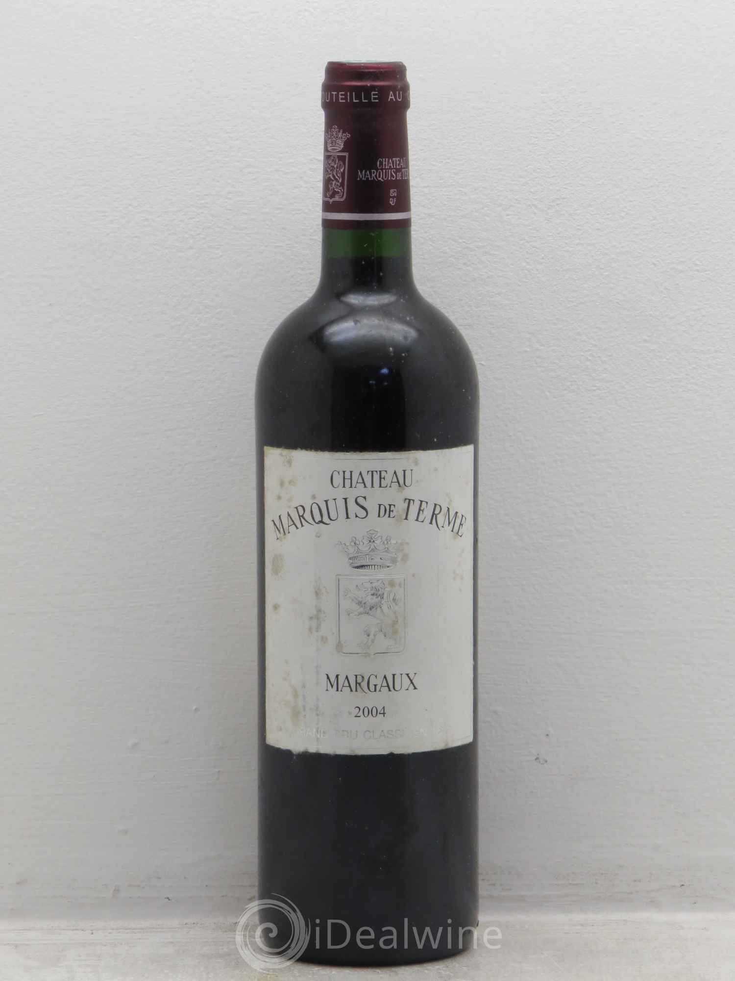 Château Marquis de Terme 4ème Grand Cru Classé 2004 - Lot de 6 bouteilles - 0