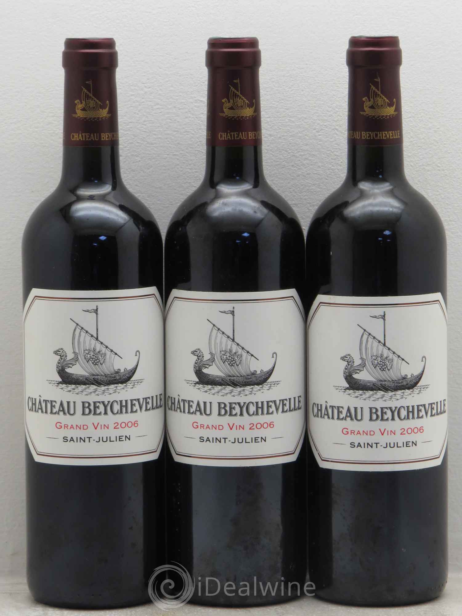 Château Beychevelle 4ème Grand Cru Classé 2006 - Lot de 3 bouteilles - 0