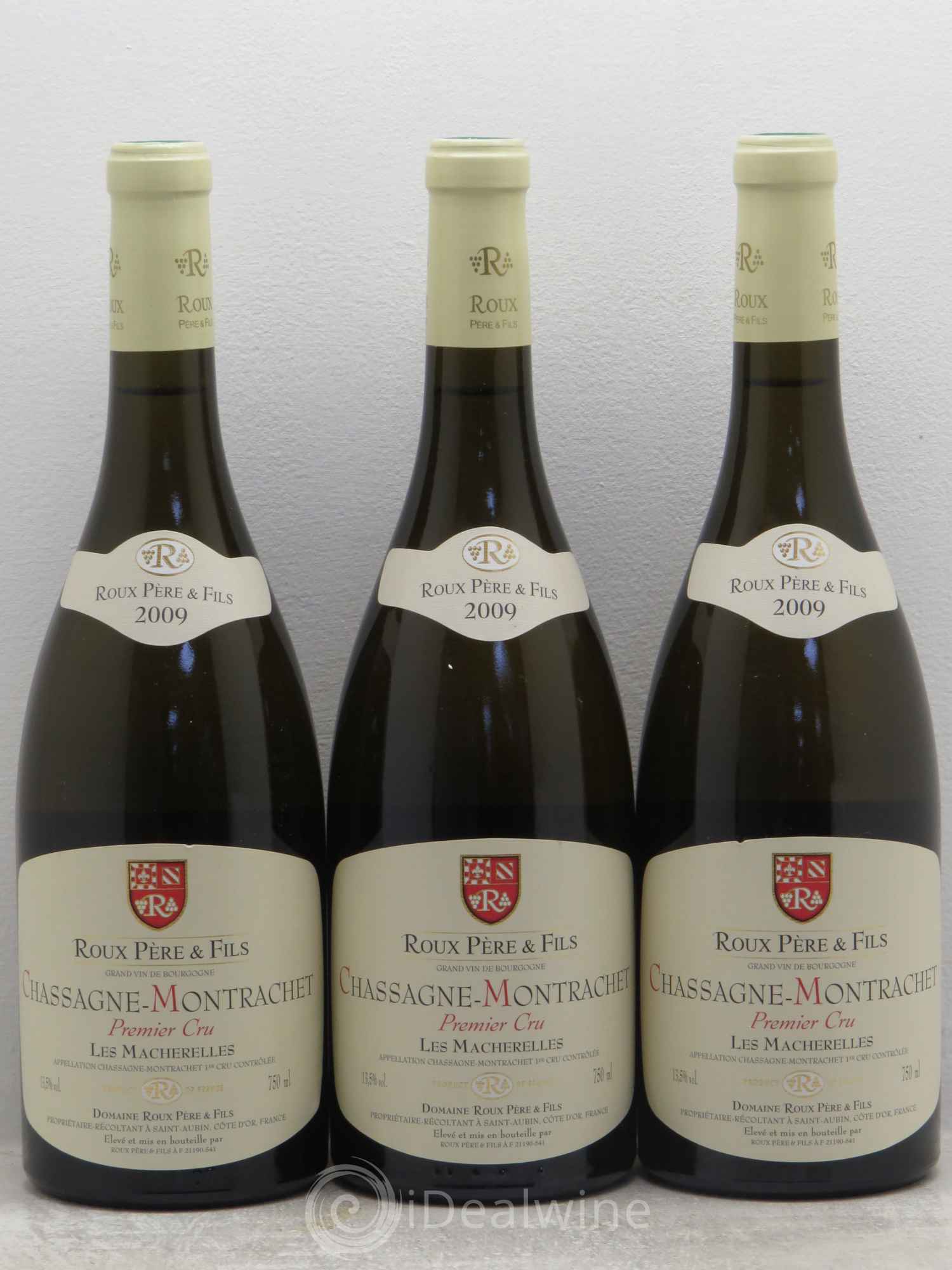 Chassagne-Montrachet 1er Cru 2009 - Lot de 3 bouteilles - 0