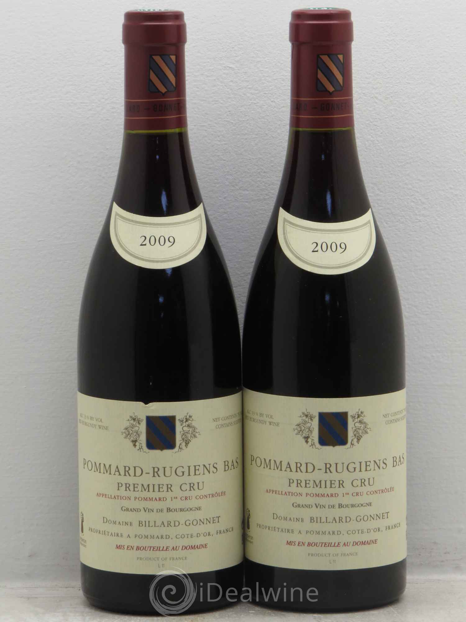 Pommard 1er Cru bas 2009 - Lot de 2 bouteilles - 0