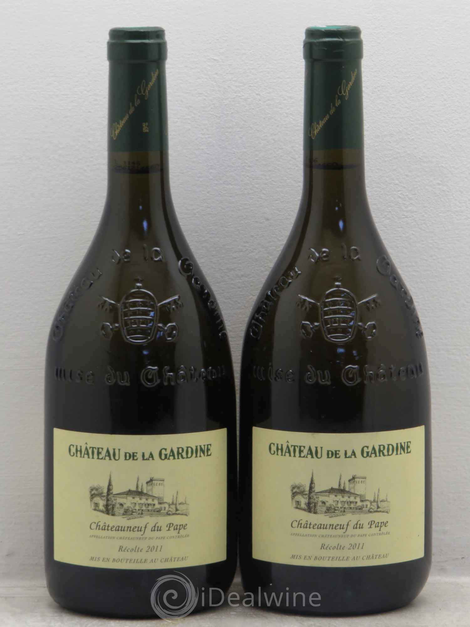 Châteauneuf-du-Pape la gardine 2010 - Posten von 2 Flaschen - 0
