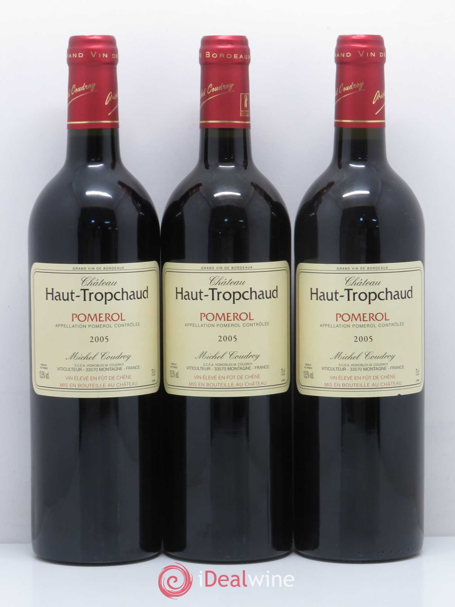 Château Haut Tropchaud 2005 - Lot de 3 bouteilles - 0
