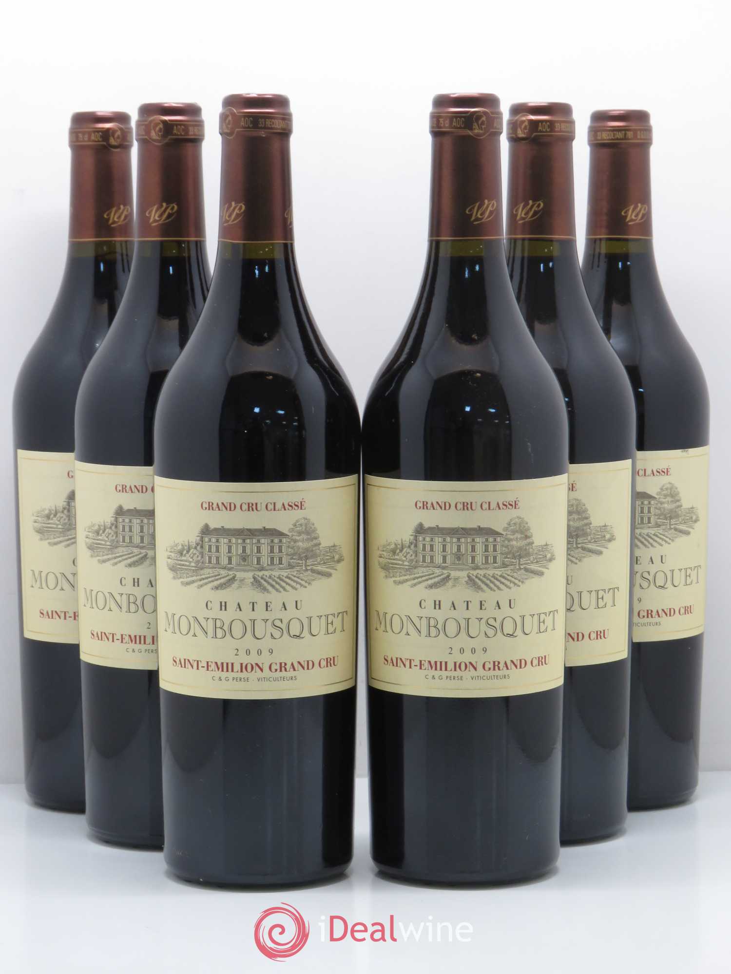 Château Monbousquet Grand Cru Classé 2009 - Lot de 6 bouteilles - 0