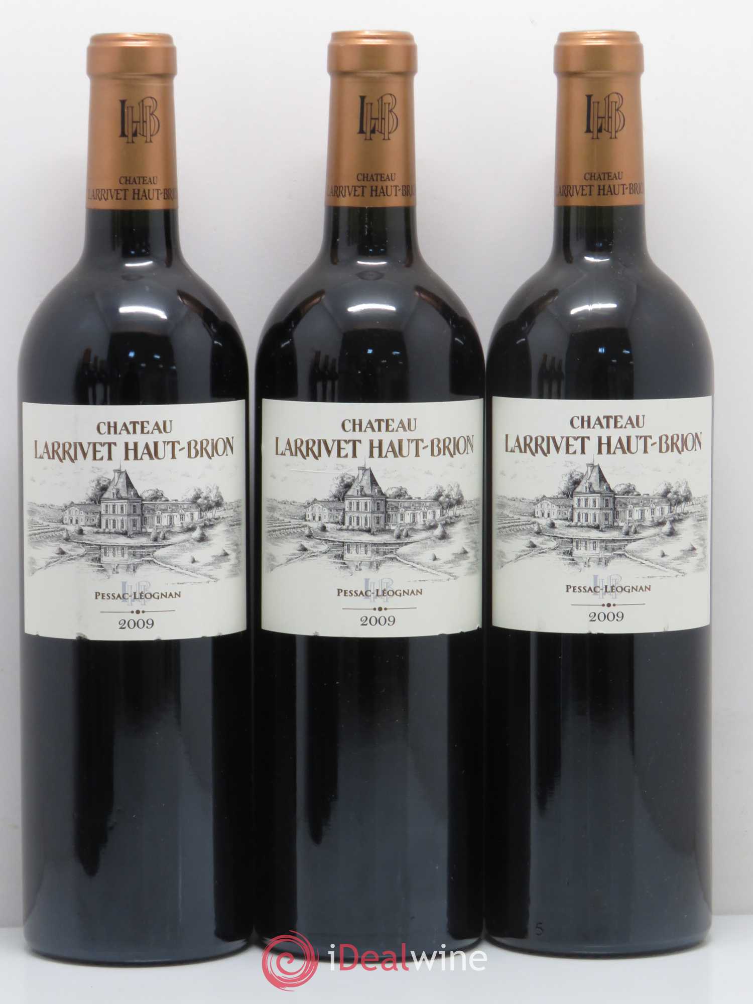 Château Larrivet Haut-Brion 2009 - Lot de 6 bouteilles - 1