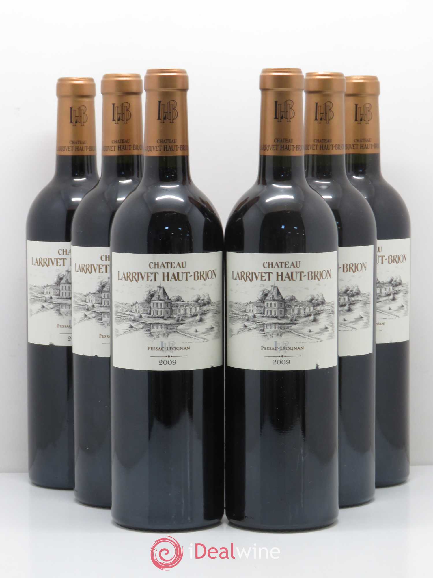 Château Larrivet Haut-Brion 2009 - Lot de 6 bouteilles - 0