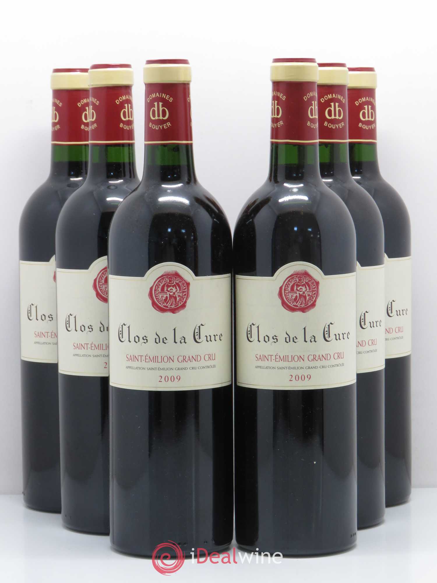 Saint-Émilion Clos de la Cure (sans prix de réserve) 2009 - Posten von 6 Flaschen - 0