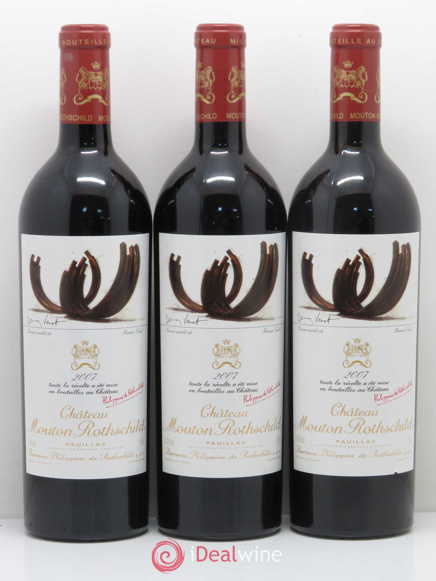 Château Mouton Rothschild 1er Grand Cru Classé 2007 - Lot de 6 bouteilles - 2