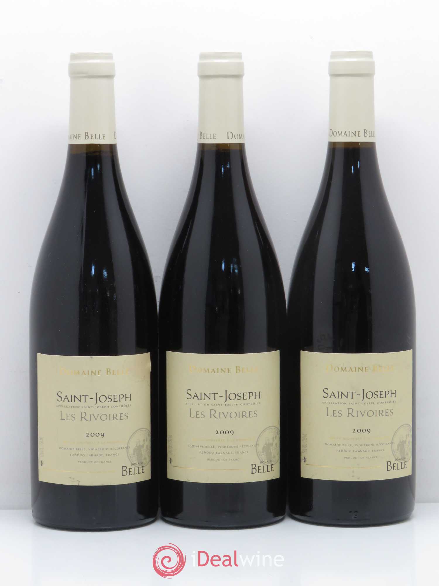 Saint-Joseph Domaine Belle Les Rivoires 2009 - Posten von 3 Flaschen - 0