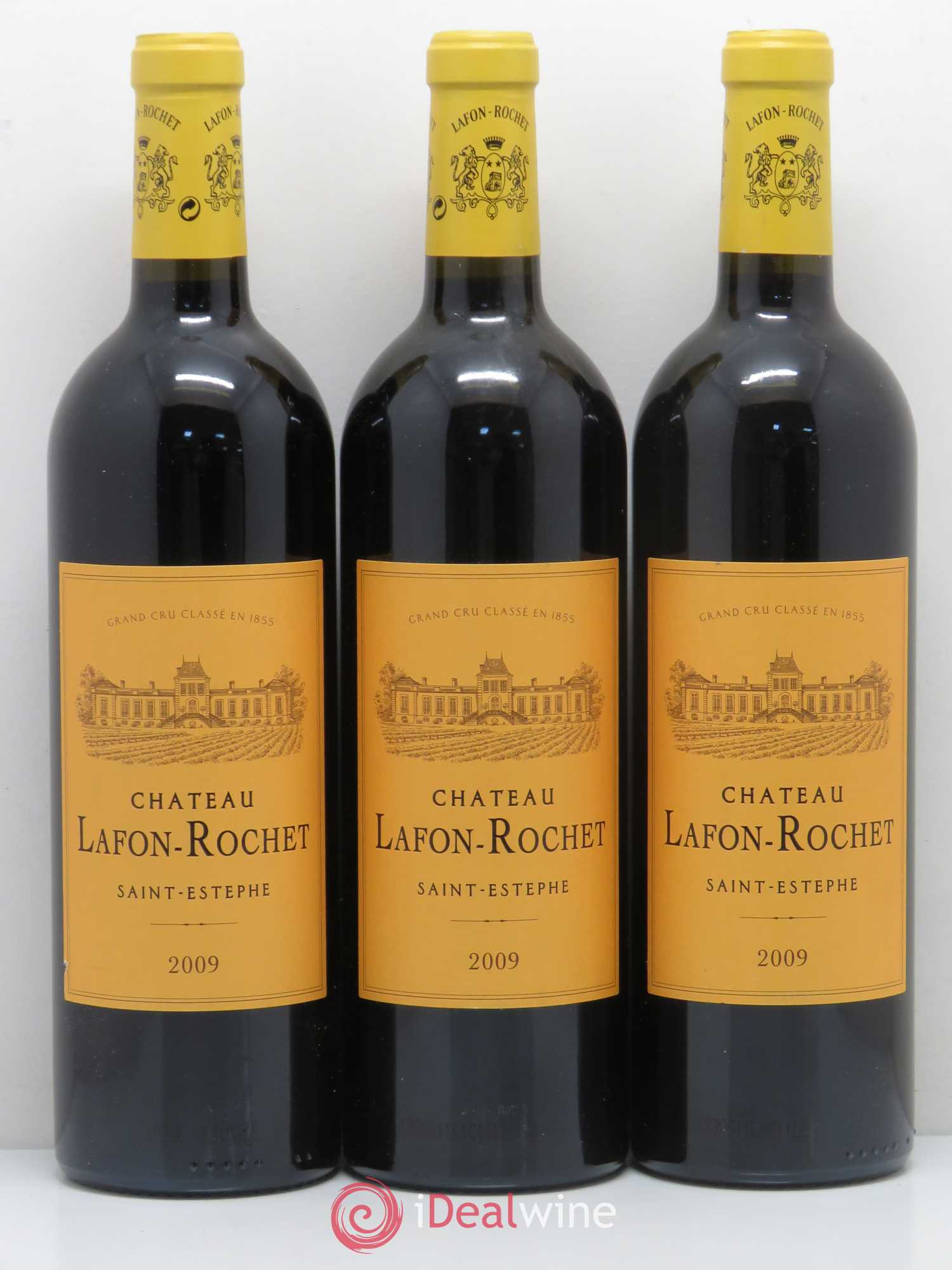 Château Lafon Rochet 4ème Grand Cru Classé 2009 - Lot de 3 bouteilles - 0