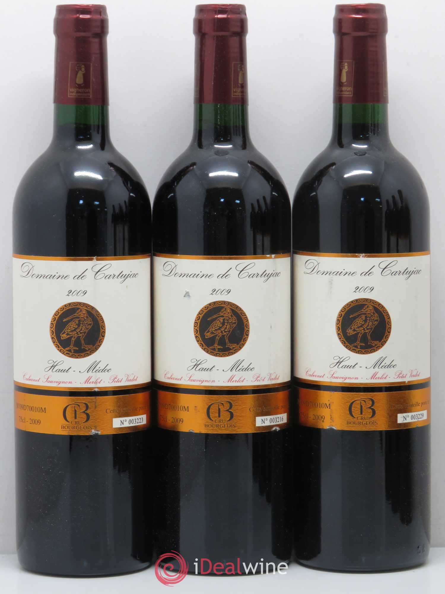 Haut Médoc La Gloire du paysan Domaine de Cartujac (sans prix de réserve) 2009 - Posten von 6 Flaschen - 1
