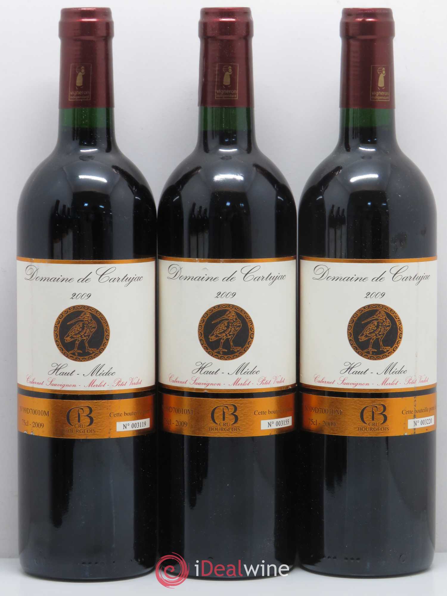 Haut Médoc La Gloire du paysan Domaine de Cartujac (sans prix de réserve) 2009 - Posten von 6 Flaschen - 2