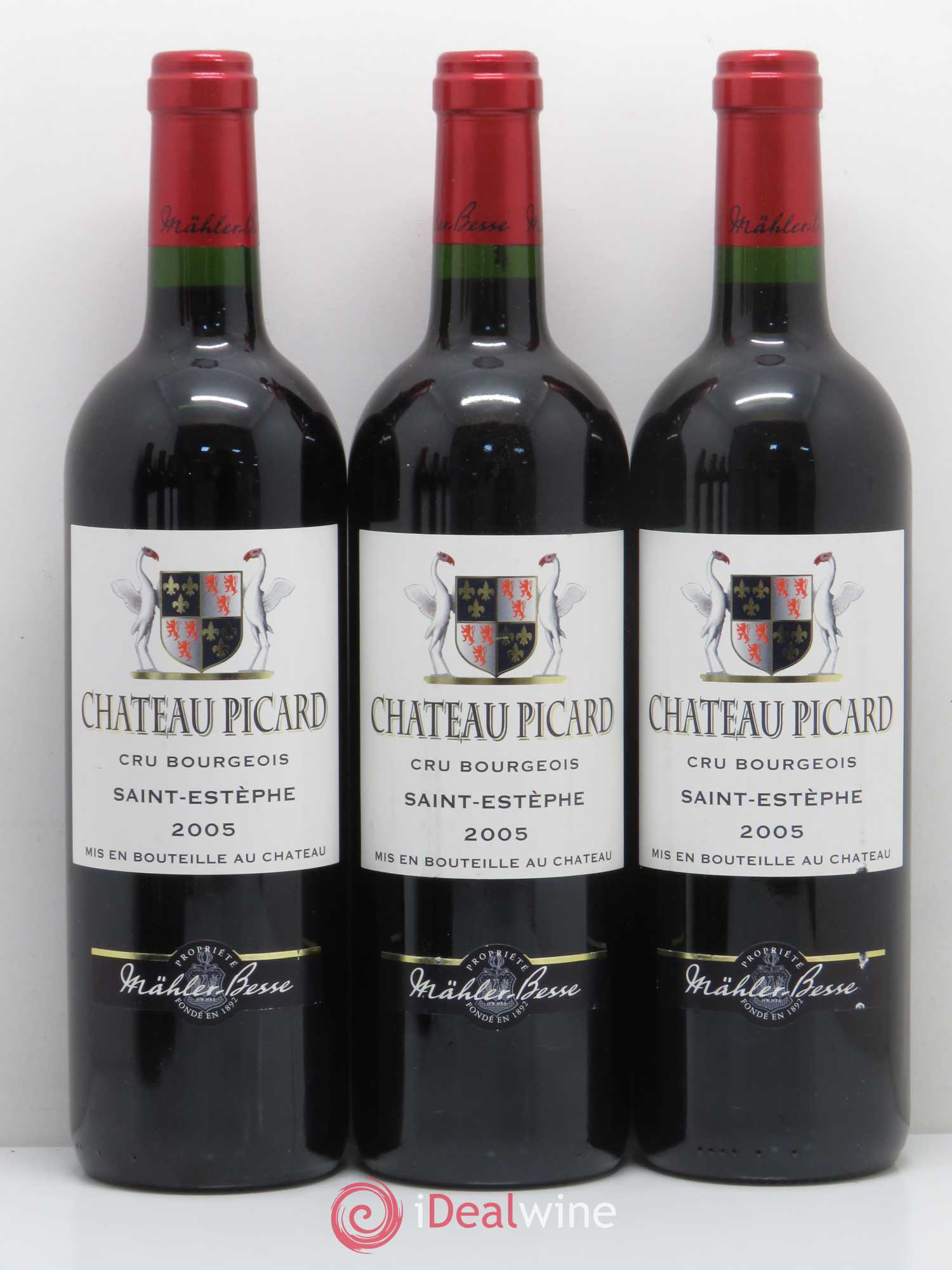 Saint-Estèphe Château Picard 2005 - Lot de 6 bouteilles - 1
