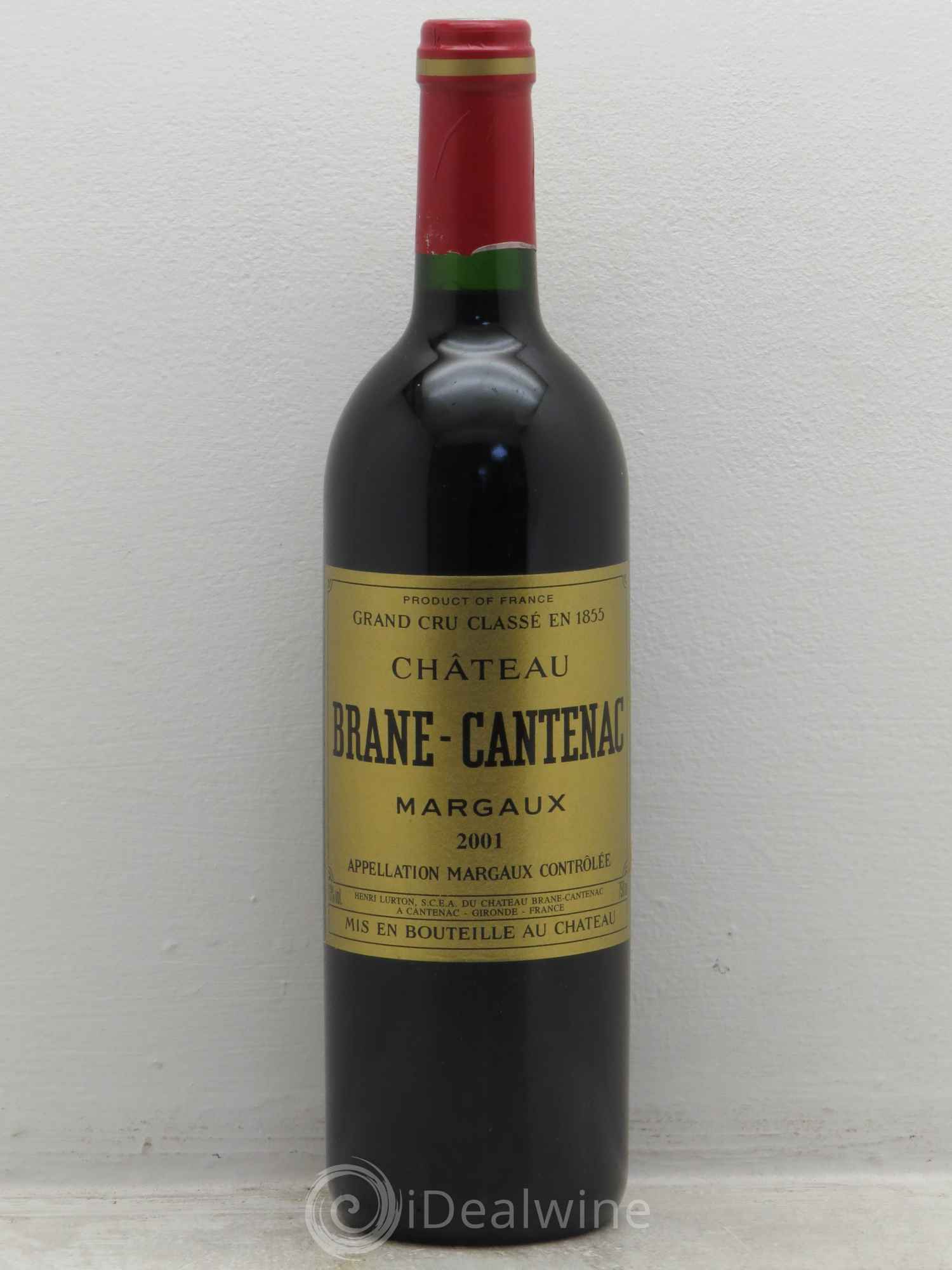 Château Brane Cantenac 2ème Grand Cru Classé 2001 - Lot de 1 bouteille - 0