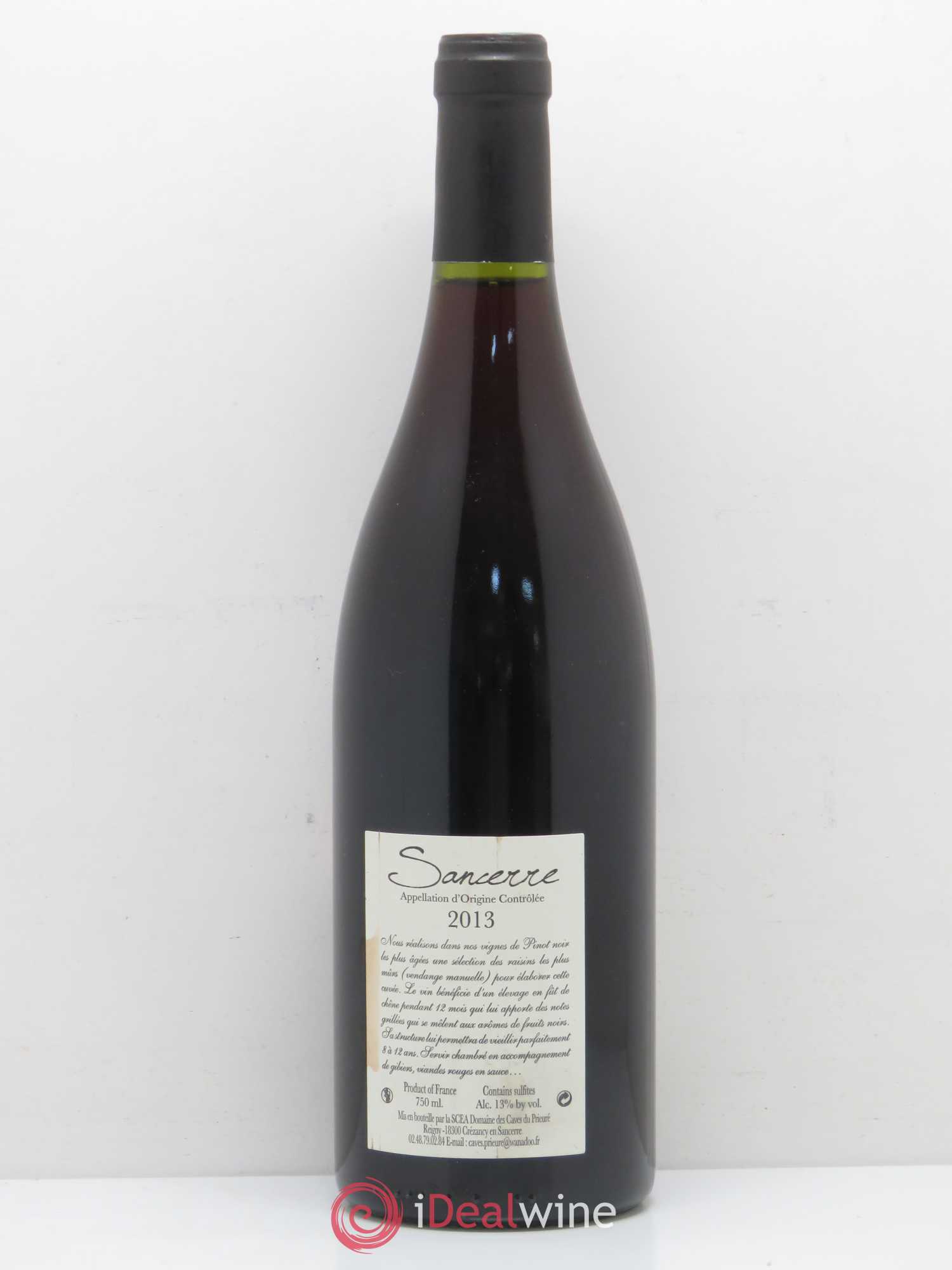 Sancerre Les Marnes Les Caves du Prieure 2013 - Lot de 1 bouteille - 1