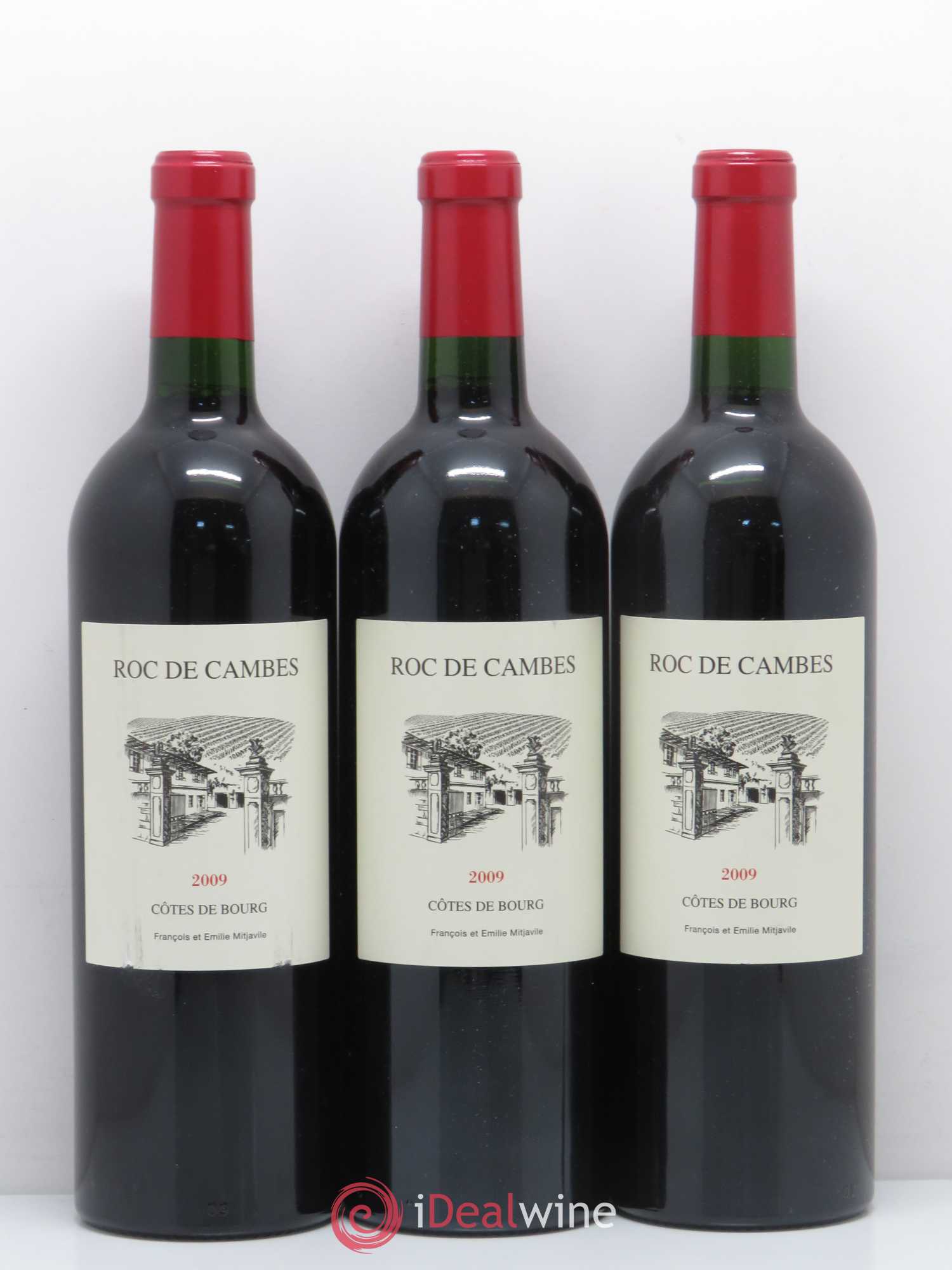 Roc de Cambes 2009 - Lot of 3 bottles - 0