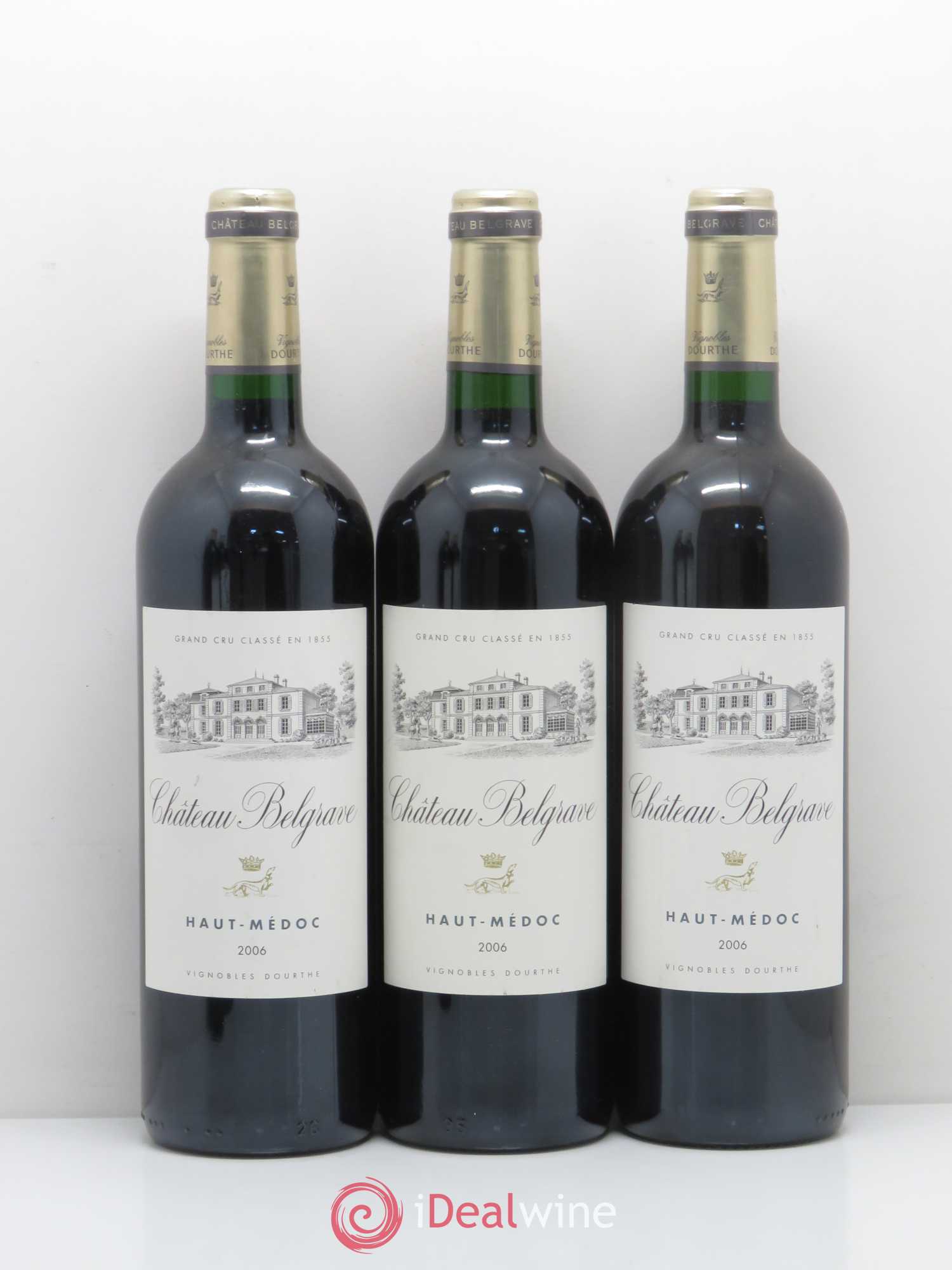 Château Belgrave 5ème Grand Cru Classé 2006 - Lot de 5 bouteilles - 1