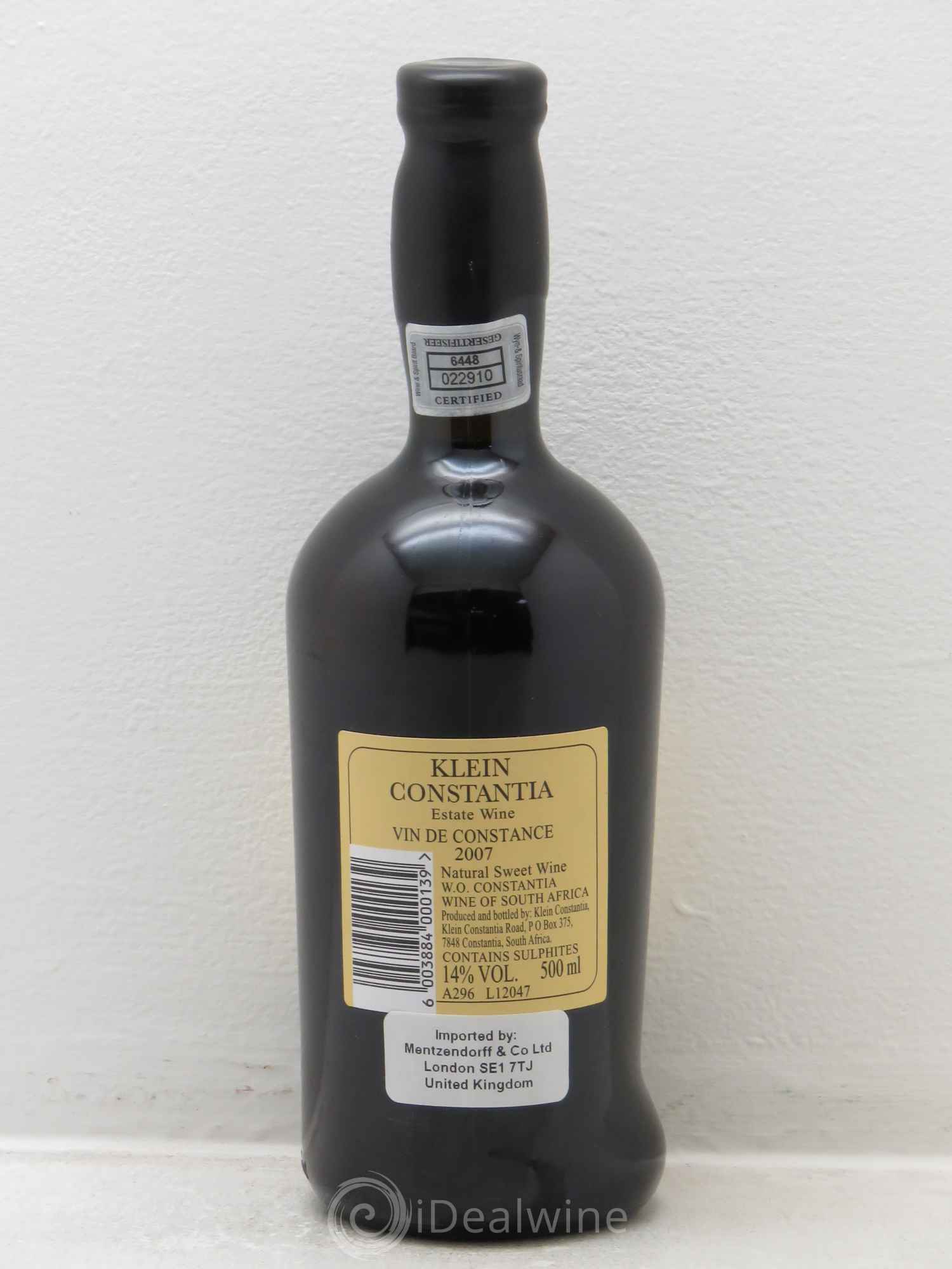 Vin de Constance Klein Constantia L. Jooste 2007 - Lotto di 1 bottiglia - 1