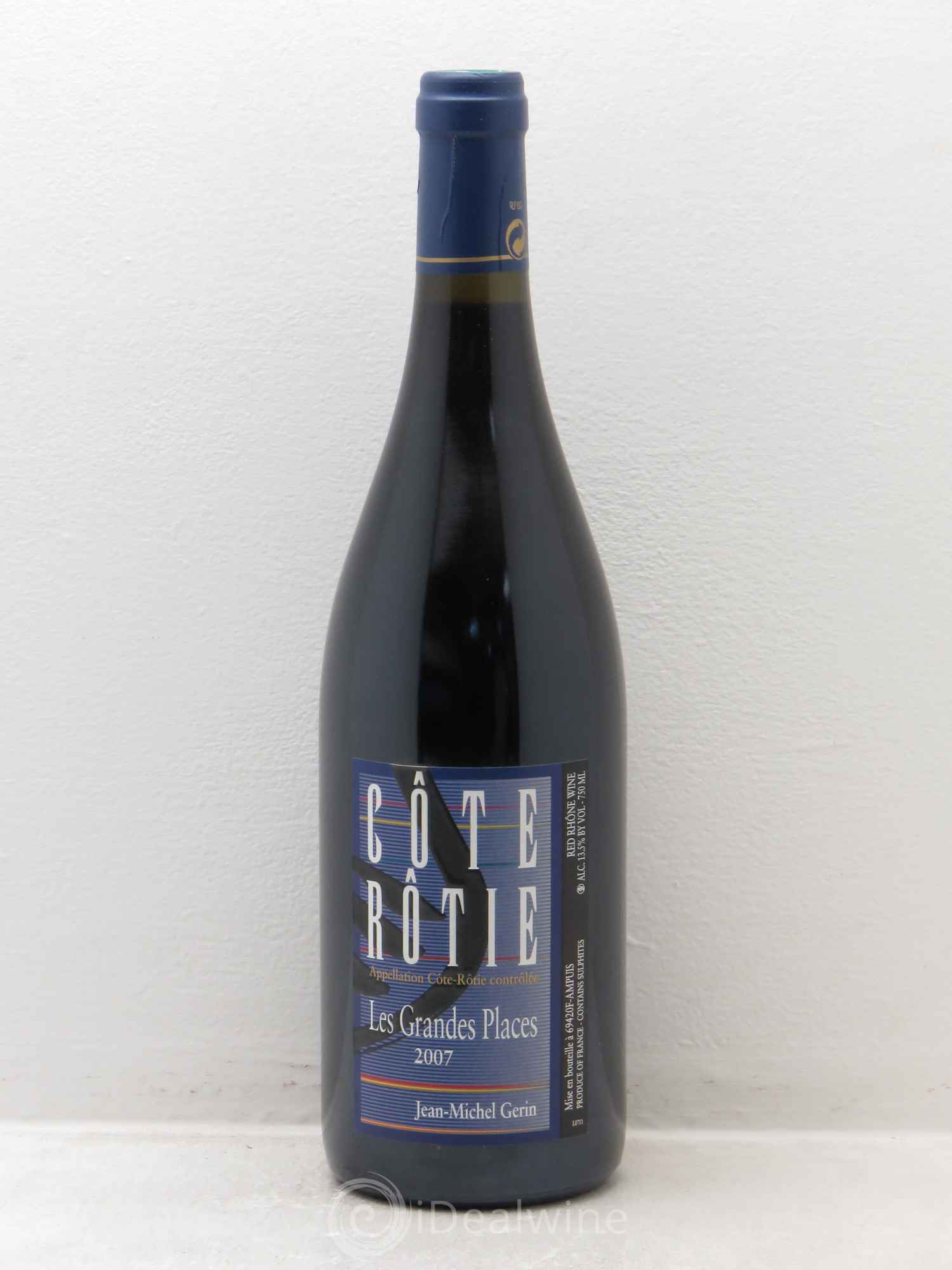Côte-Rôtie Les Grandes Places Jean-Michel Gerin 2007 - Lot de 6 bouteilles - 0